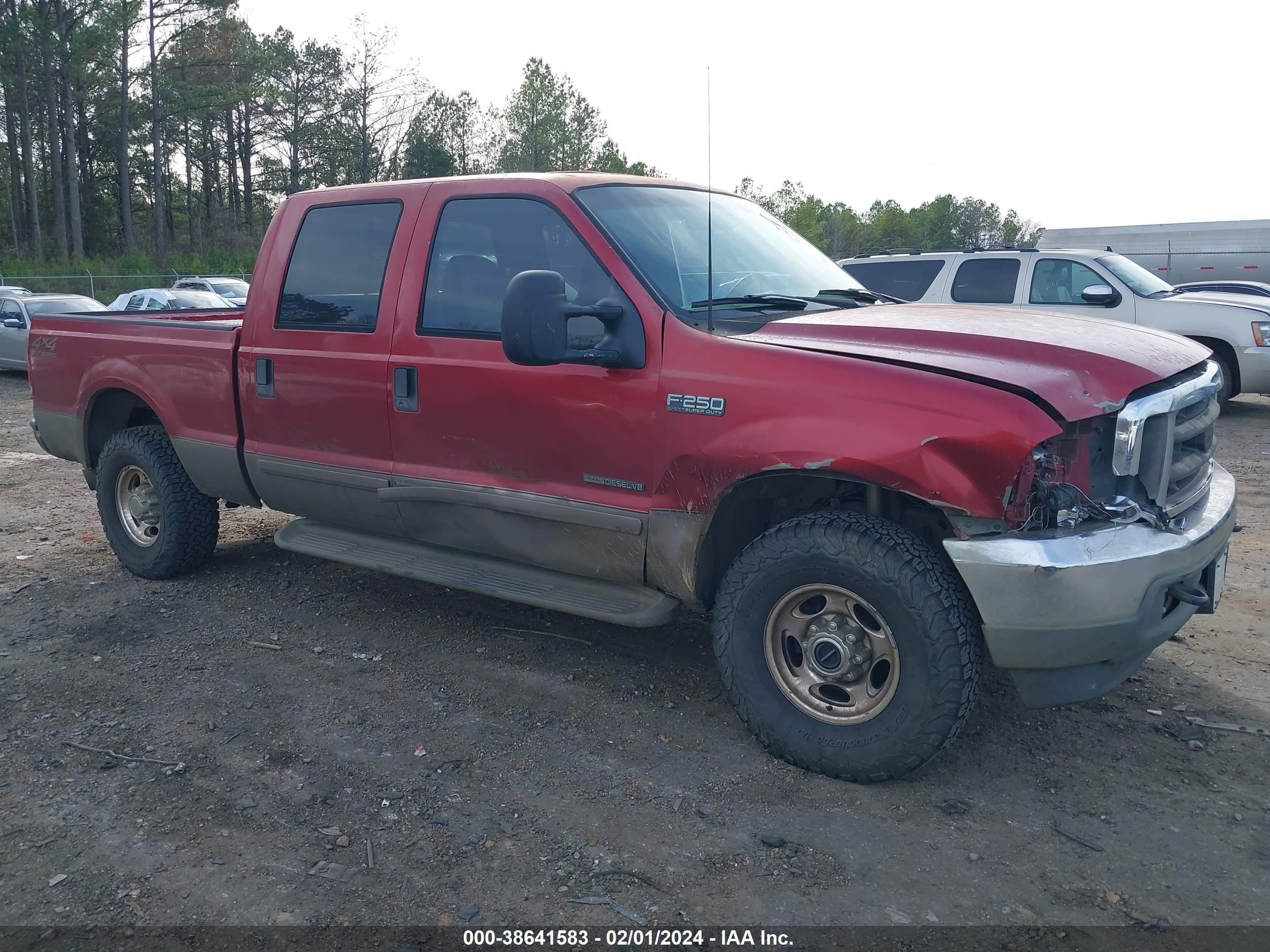 FORD F250 2002 1ftnw21f02ec21350