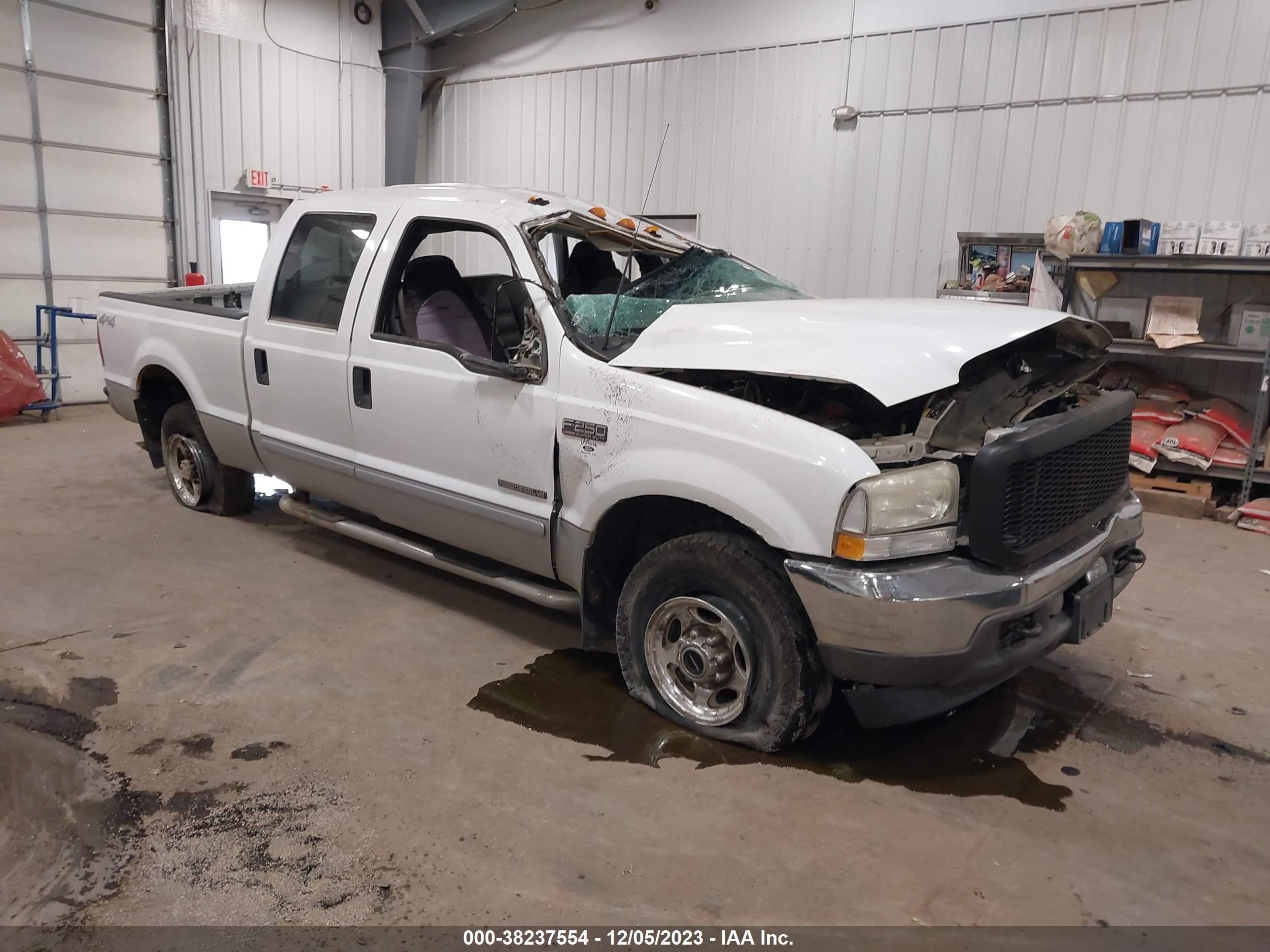 FORD F250 2002 1ftnw21f22ec70310