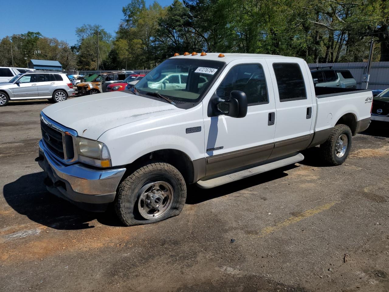 FORD F250 2002 1ftnw21f22ed16041