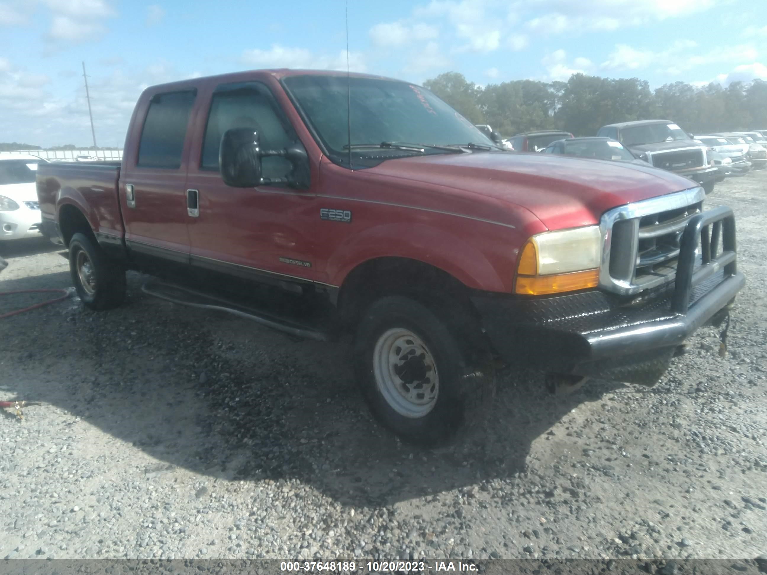 FORD F250 2001 1ftnw21f31ed19643