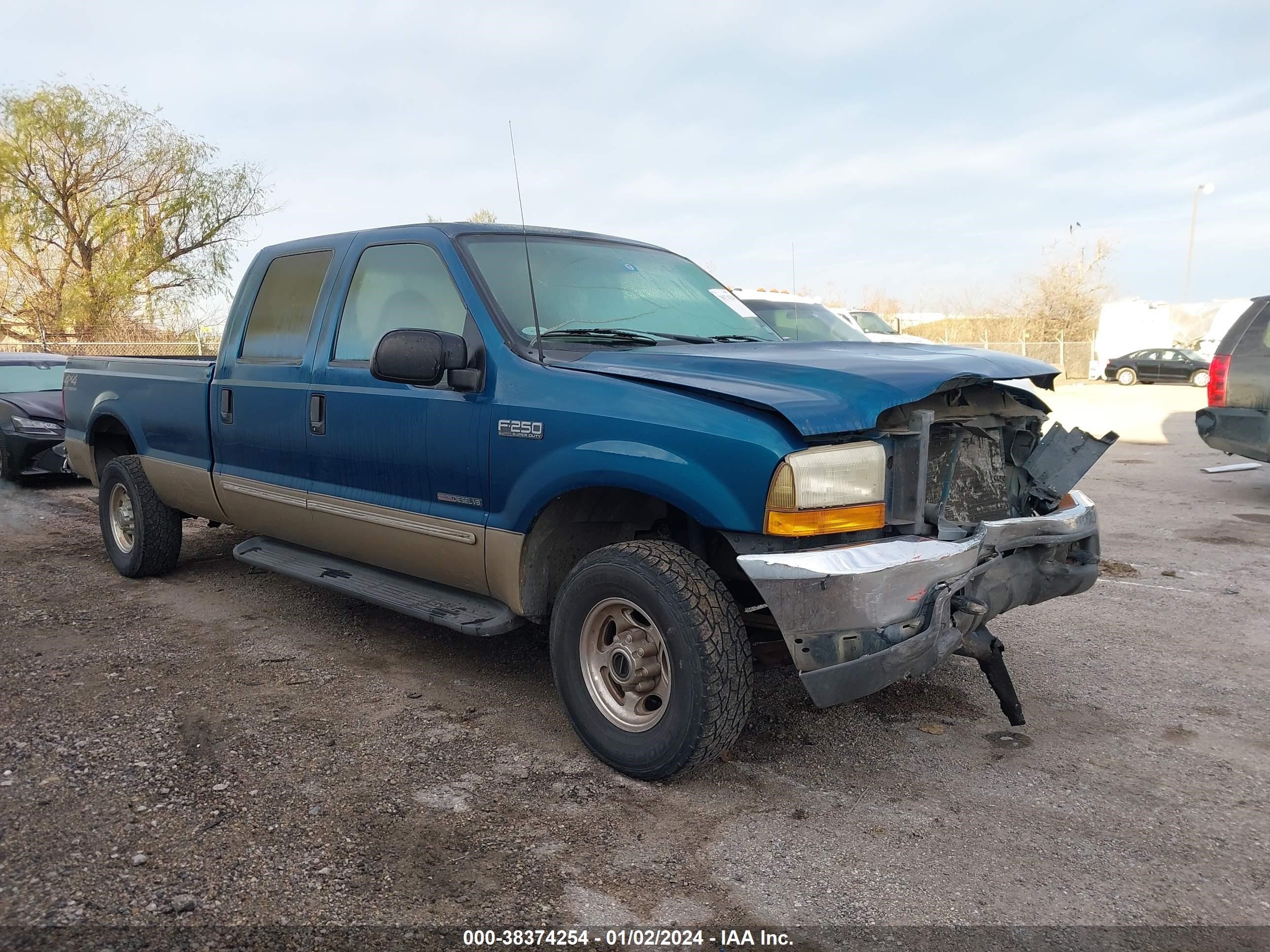 FORD F250 2000 1ftnw21f3yeb41999