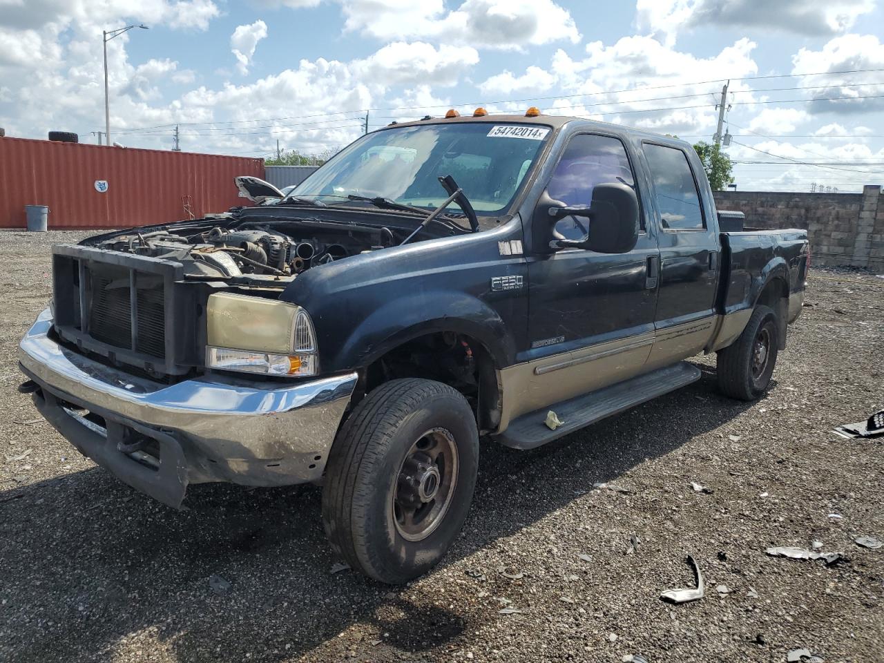 FORD F250 2000 1ftnw21f3yed89721