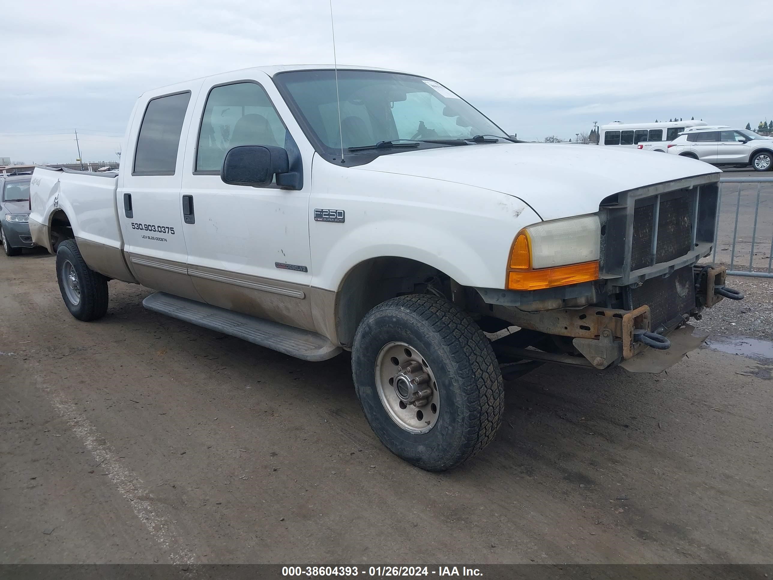 FORD F250 2000 1ftnw21f5yee13839