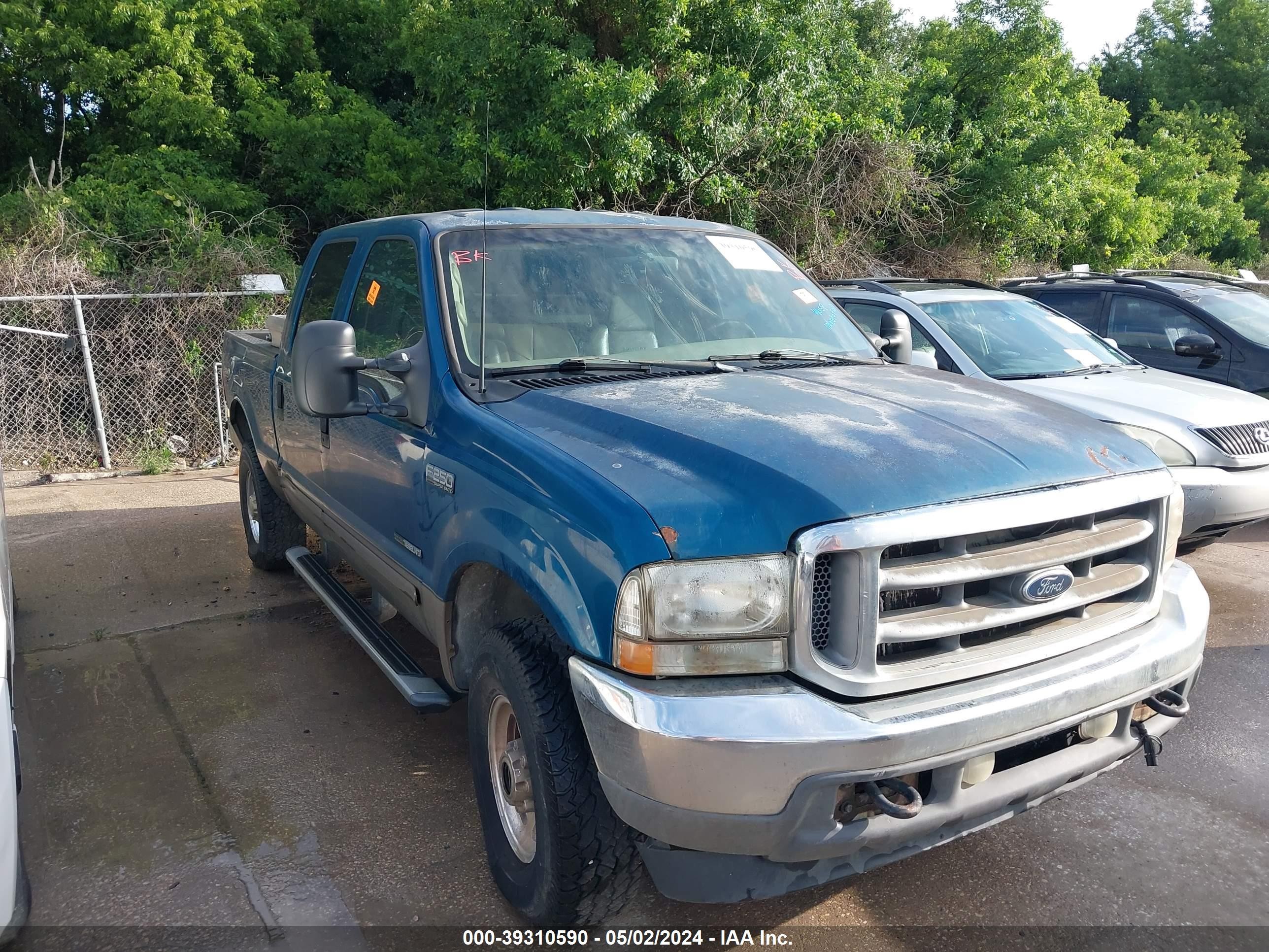 FORD F250 2002 1ftnw21f82ea74128