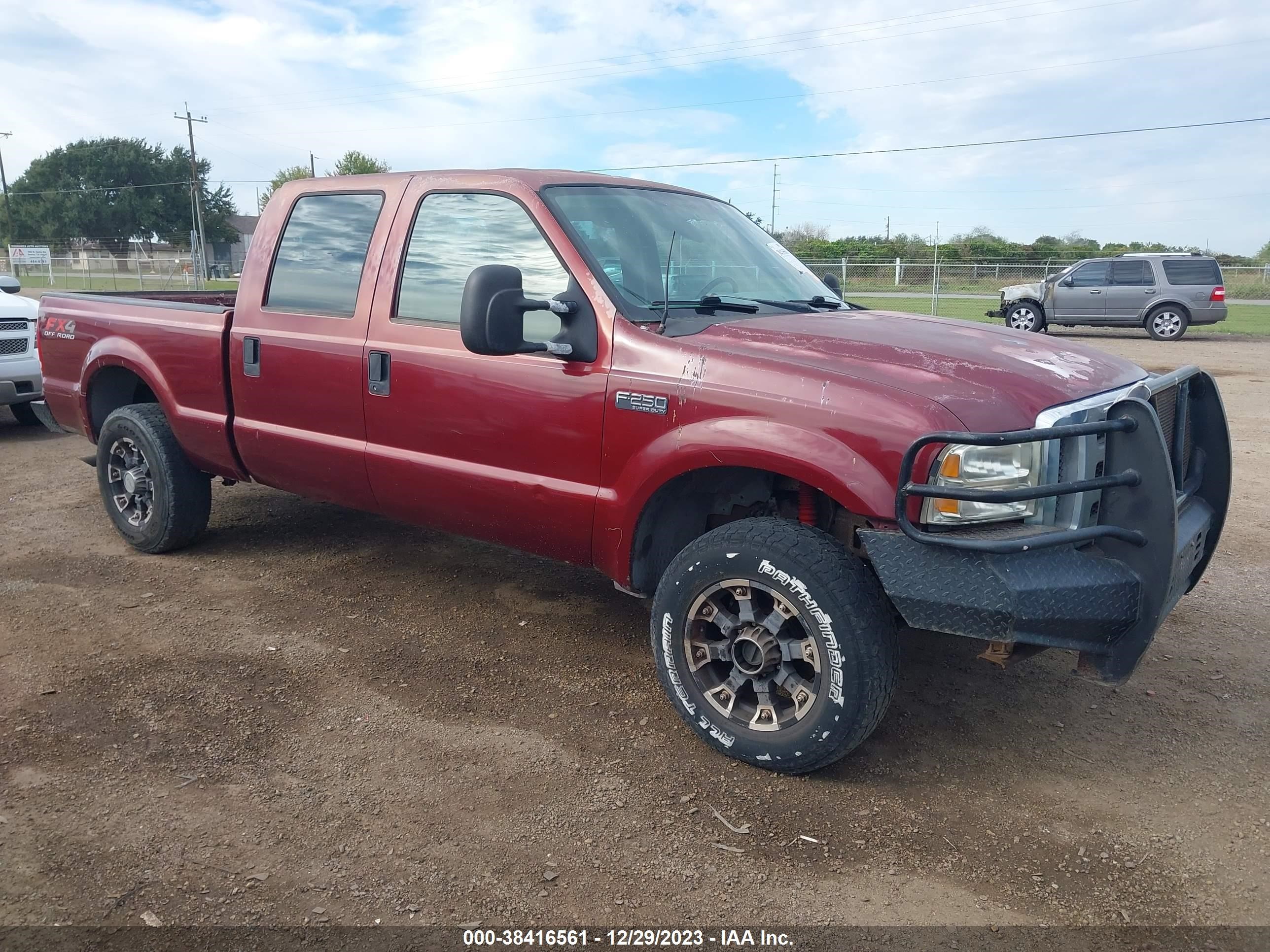 FORD F250 2004 1ftnw21l54ec88955