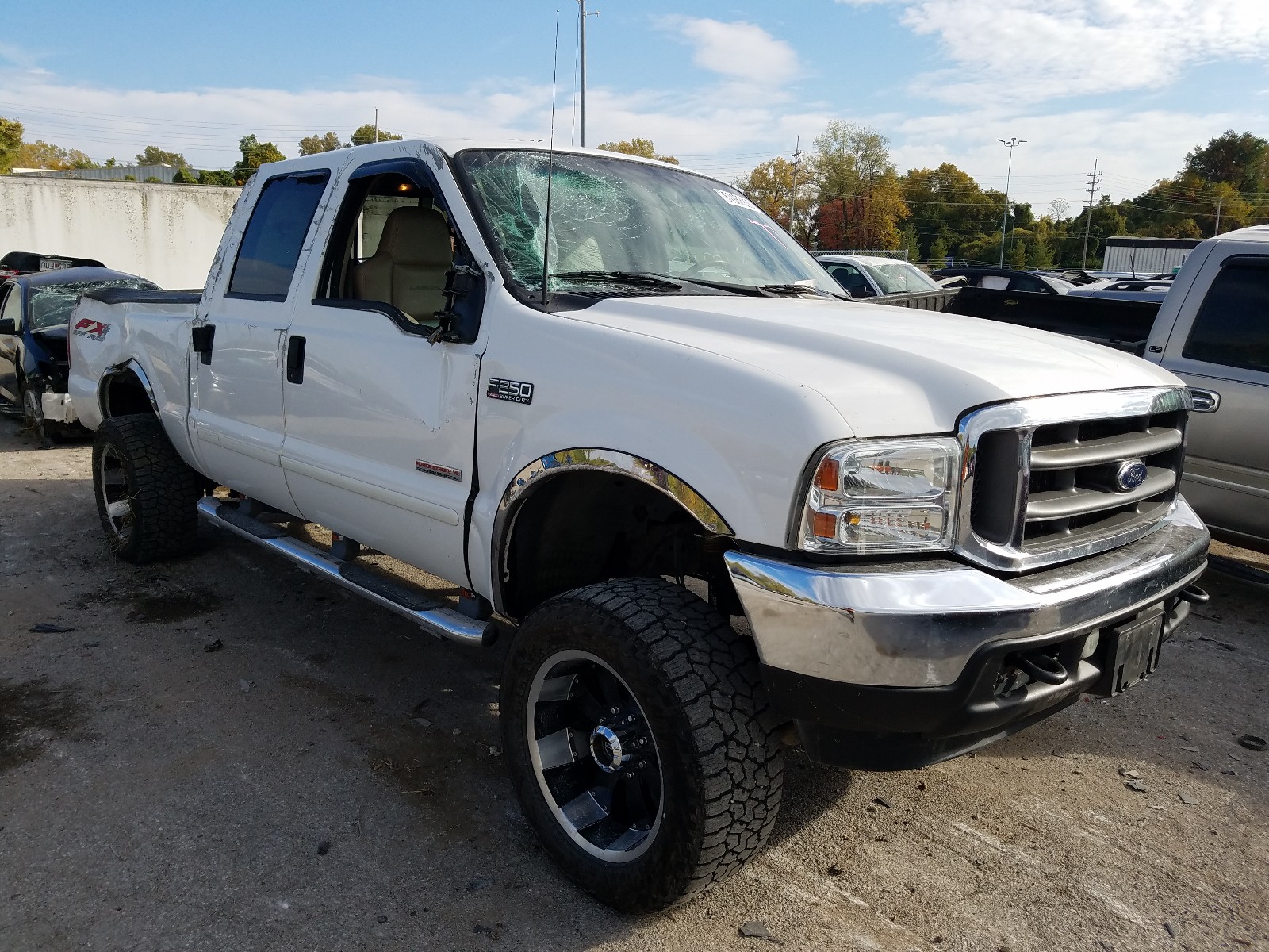 FORD F250 SUPER 2003 1ftnw21p03eb64691