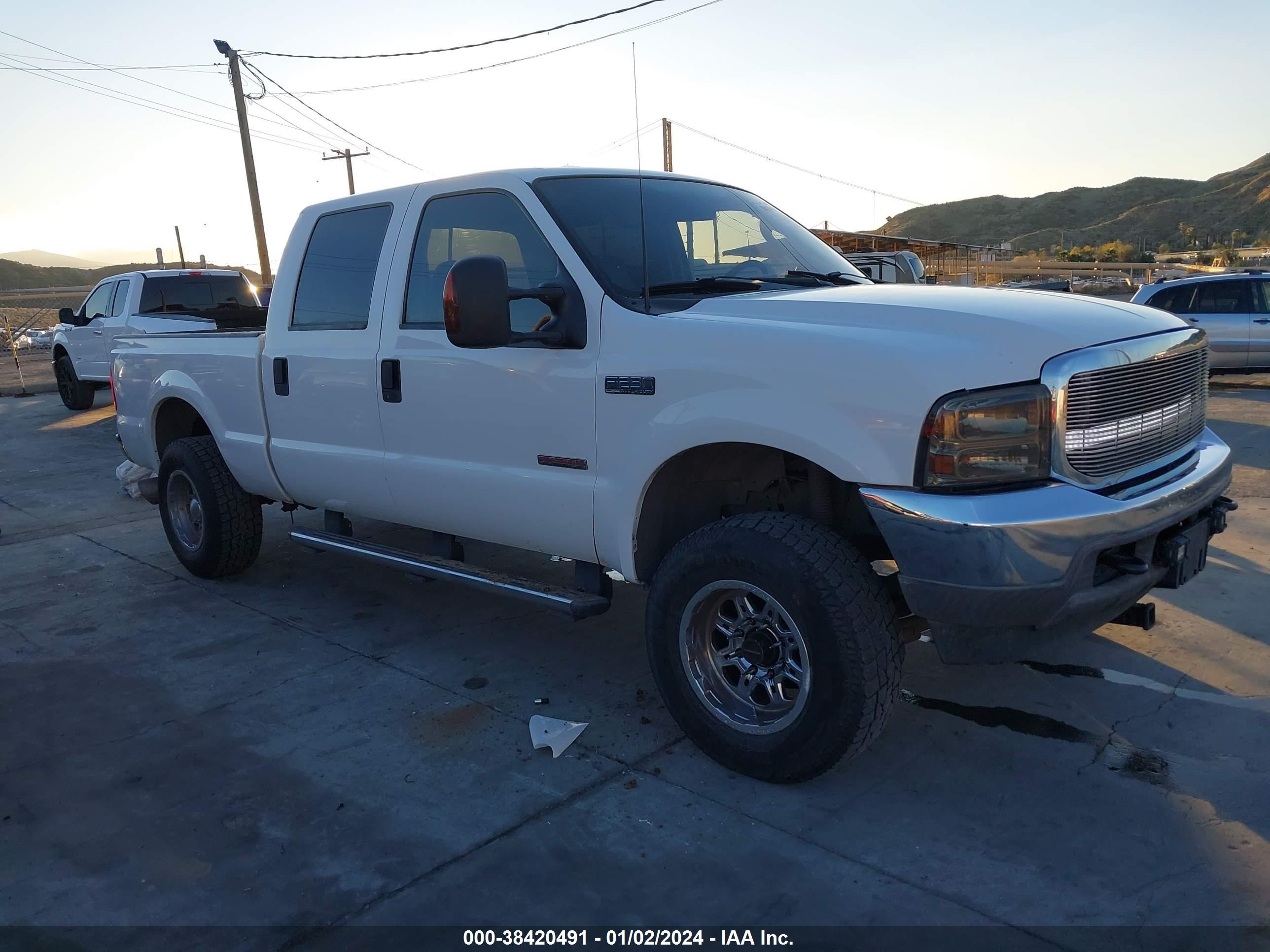 FORD F250 2003 1ftnw21p03ec06678