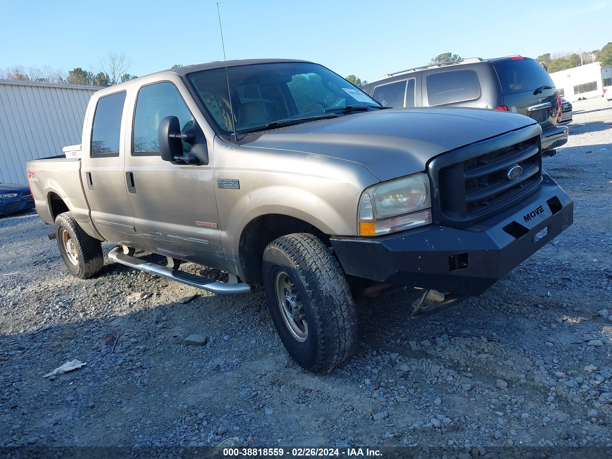 FORD F250 2003 1ftnw21p03ec16899