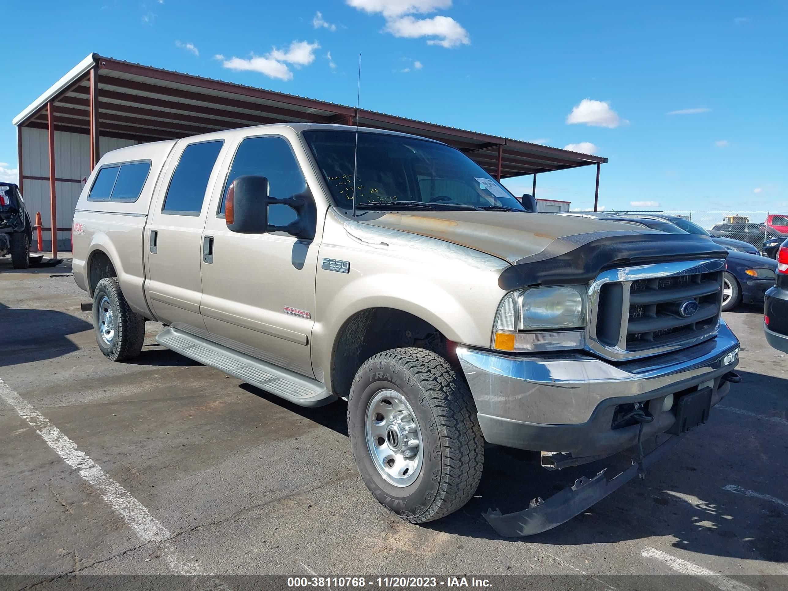 FORD F250 2003 1ftnw21p23eb65132