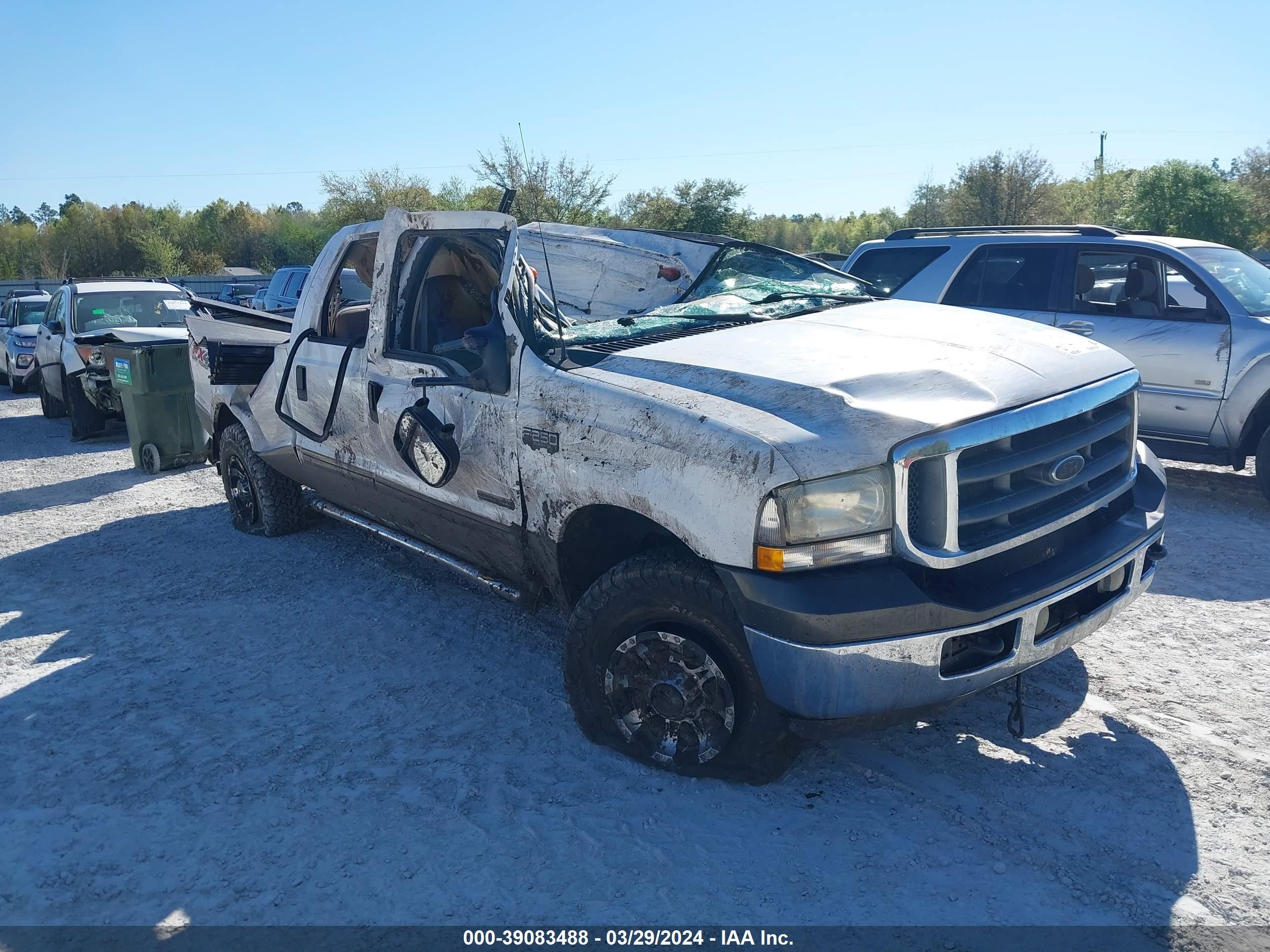 FORD F250 2003 1ftnw21p23ec92544