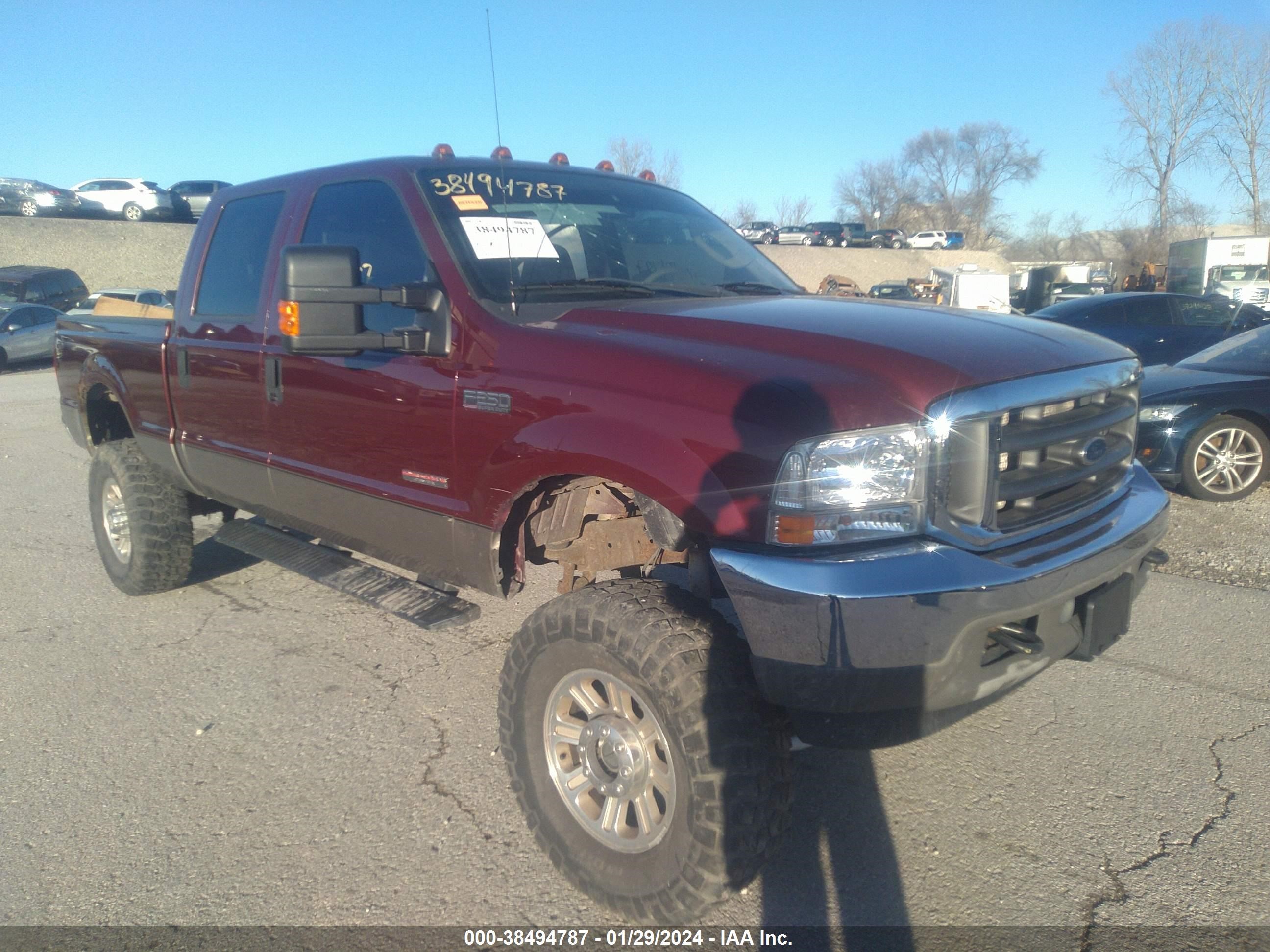 FORD F250 2004 1ftnw21p24ec71288