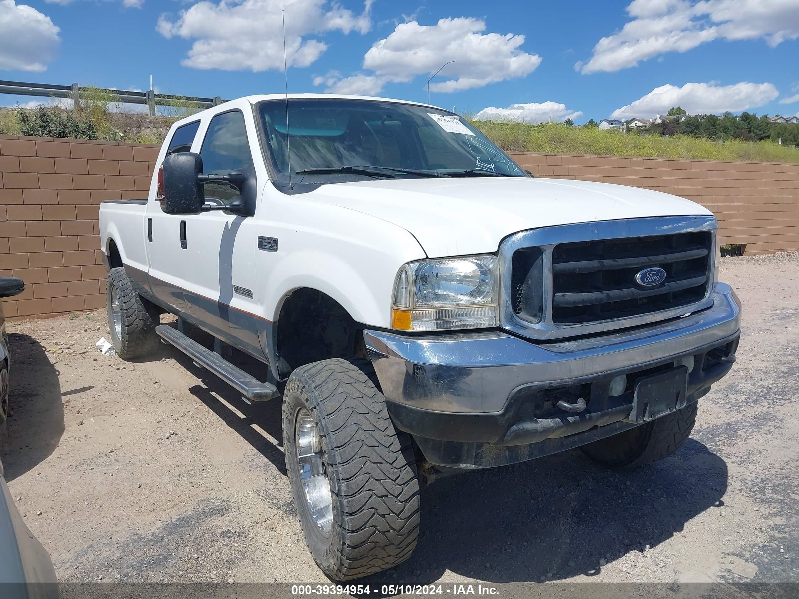 FORD F250 2004 1ftnw21p34ea54686