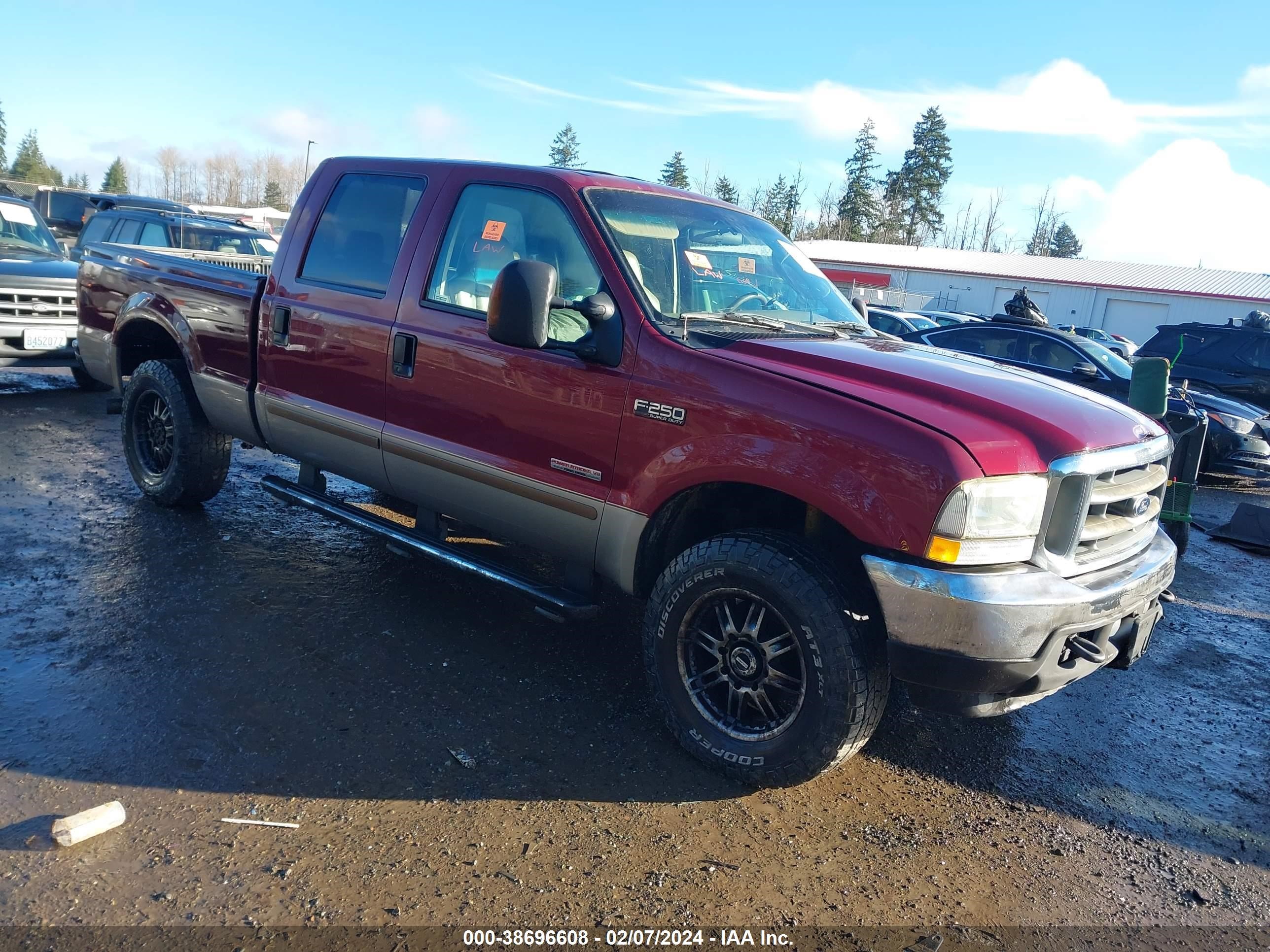 FORD F250 2004 1ftnw21p34eb82944