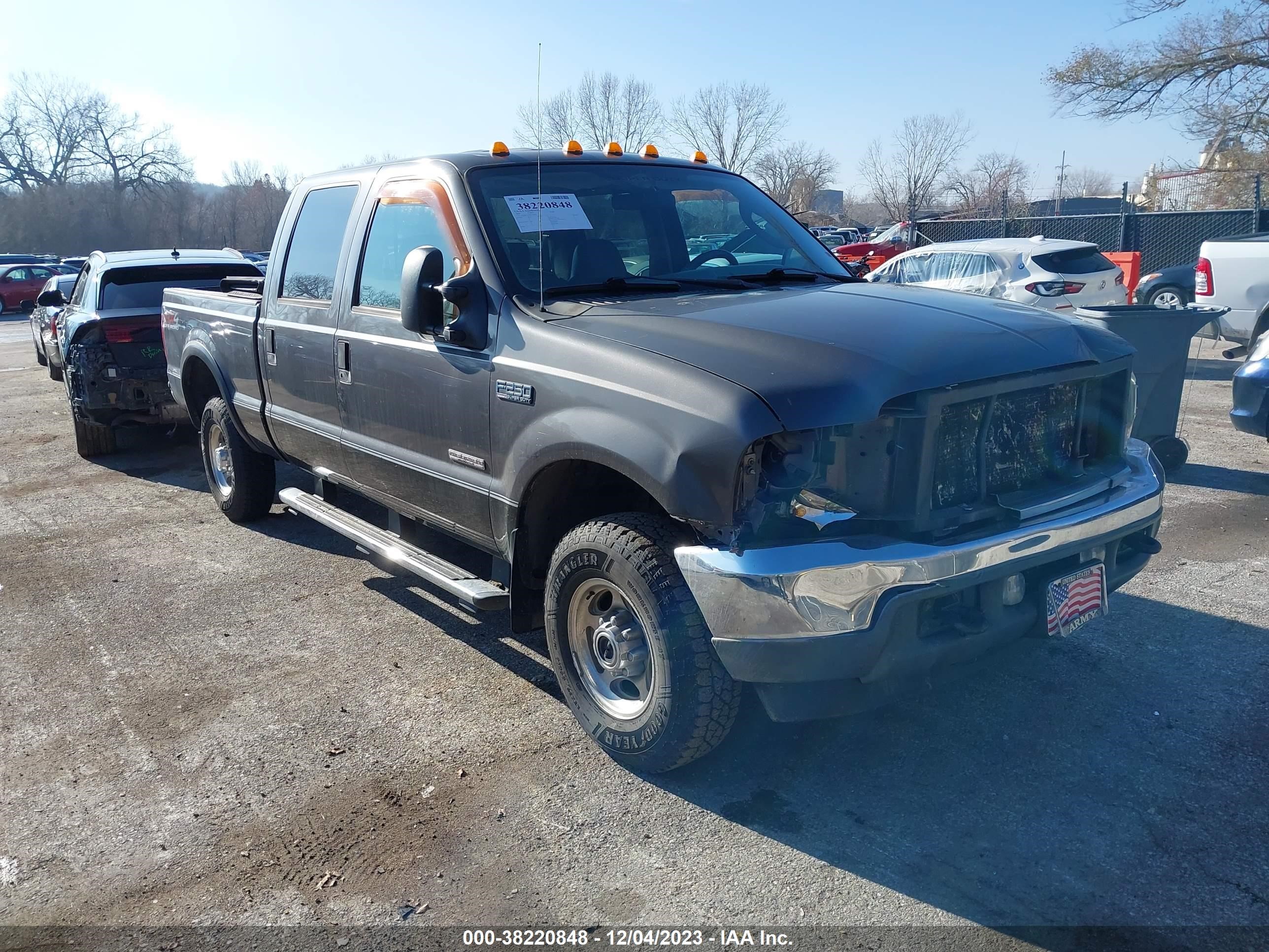 FORD F250 2004 1ftnw21p44ea46645