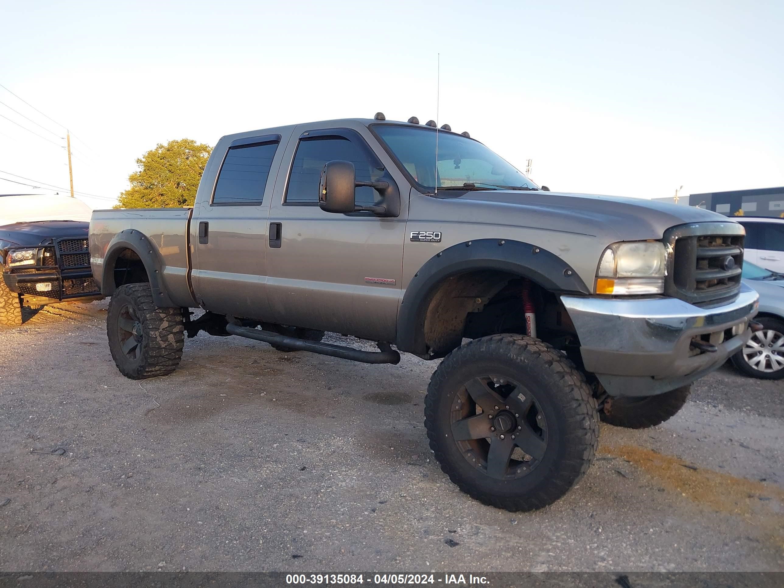 FORD F250 2004 1ftnw21p44ee02415