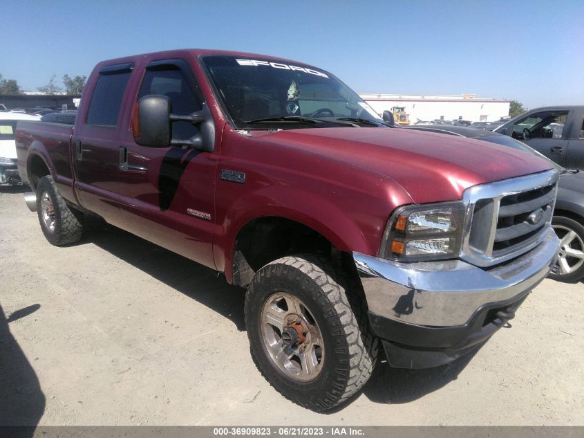 FORD F250 2004 1ftnw21p64eb09647