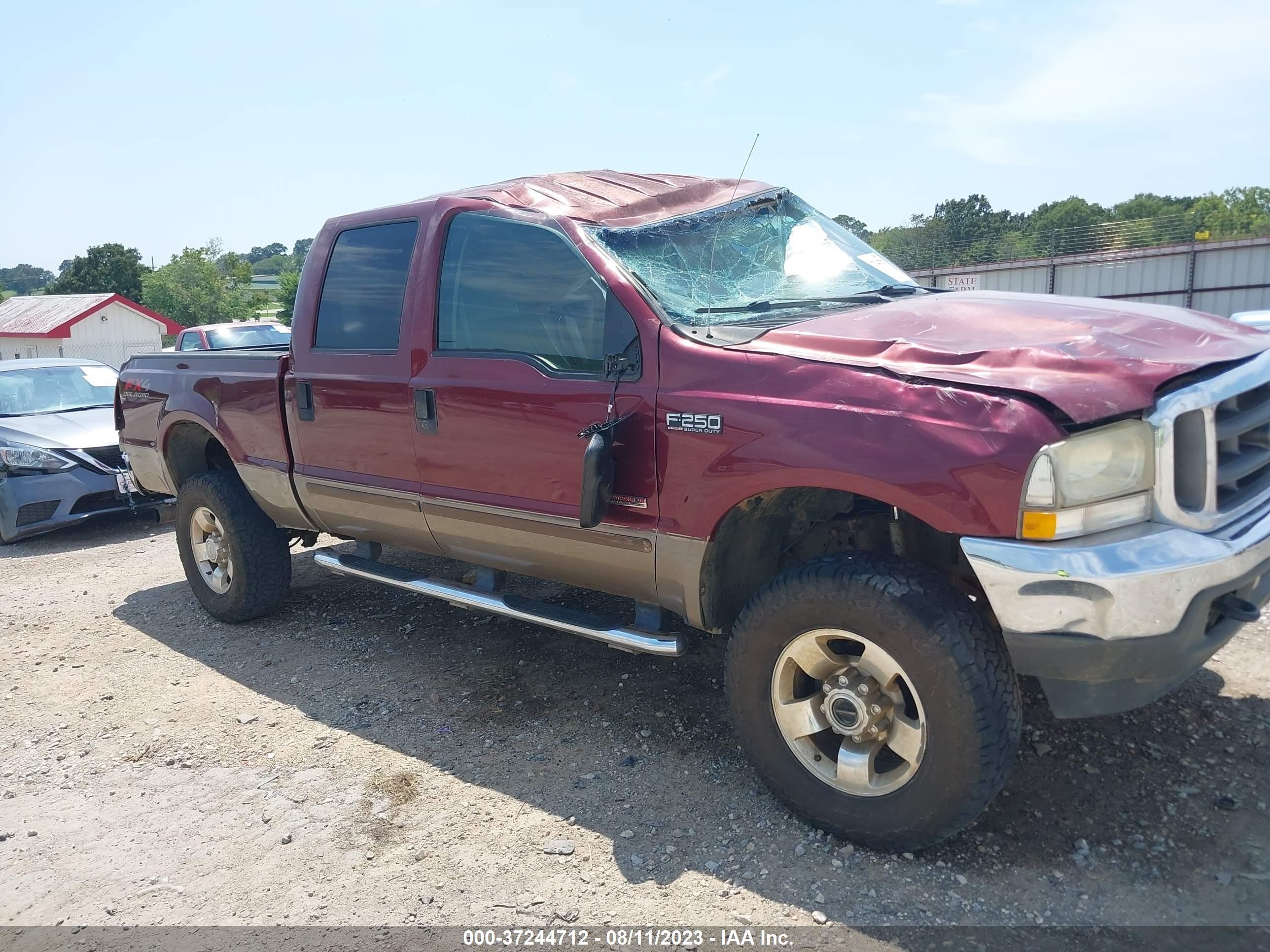 FORD F250 2004 1ftnw21p84ee03275