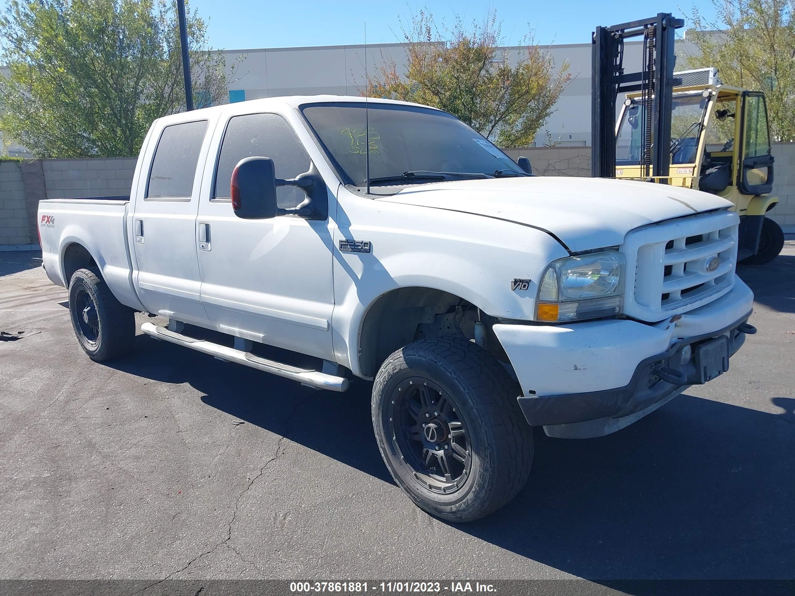 FORD F250 2003 1ftnw21s43eb57005