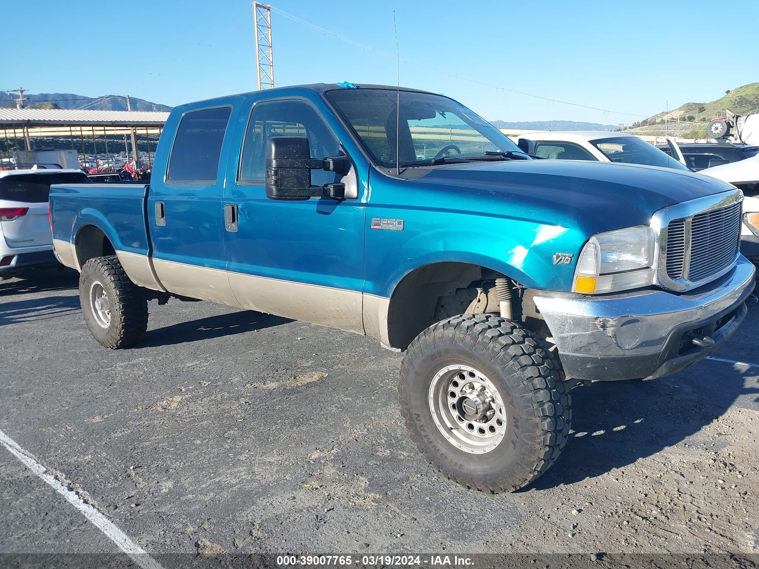 FORD F250 2000 1ftnw21s6yed35746