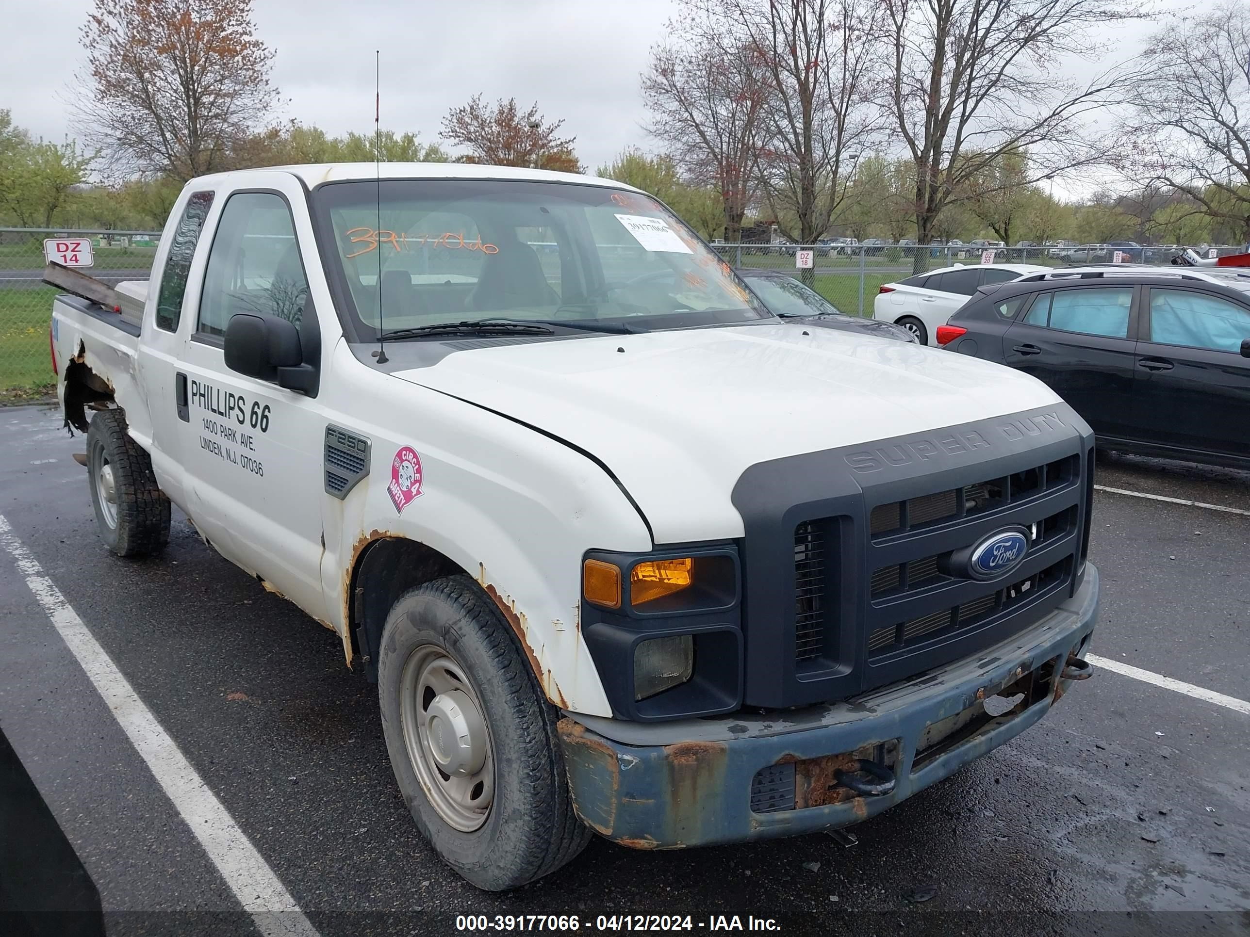 FORD F250 2008 1ftnx205x8ec13741