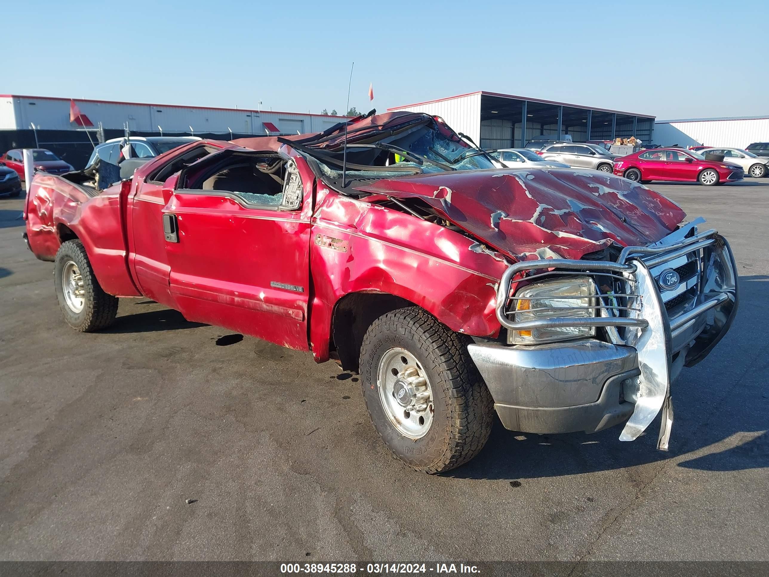 FORD F250 2001 1ftnx20f41ea43147