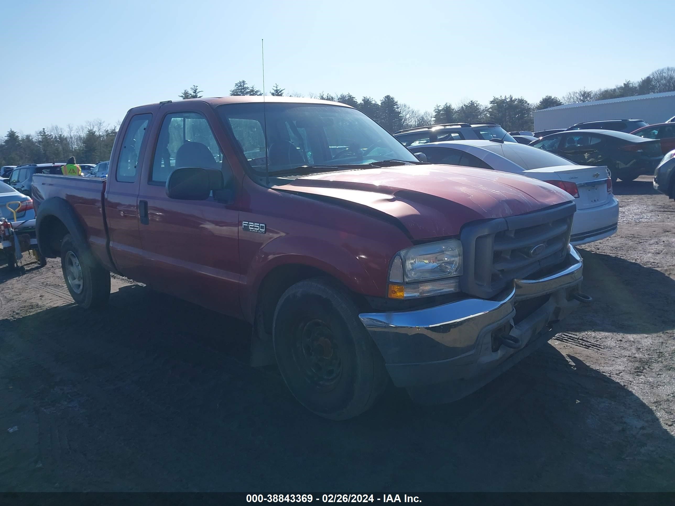 FORD F250 2003 1ftnx20l23ed79906