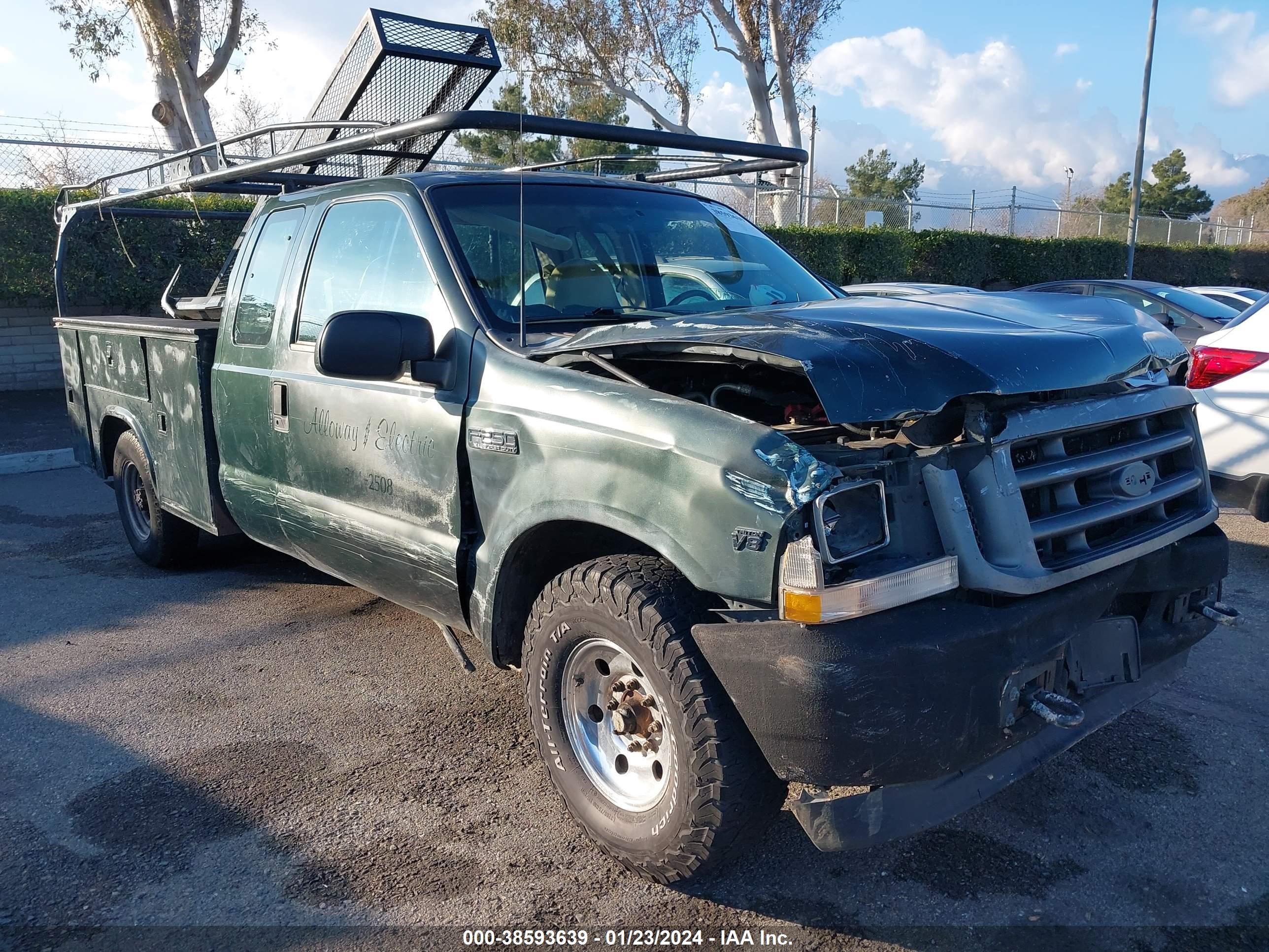 FORD F250 2002 1ftnx20l52ed01280