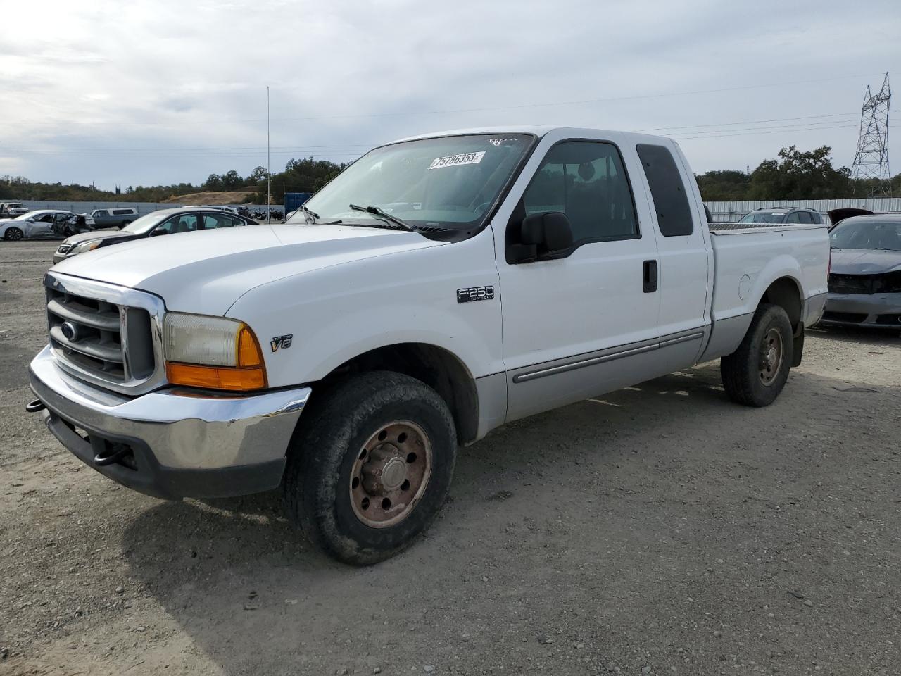 FORD F250 2000 1ftnx20l9yec76330