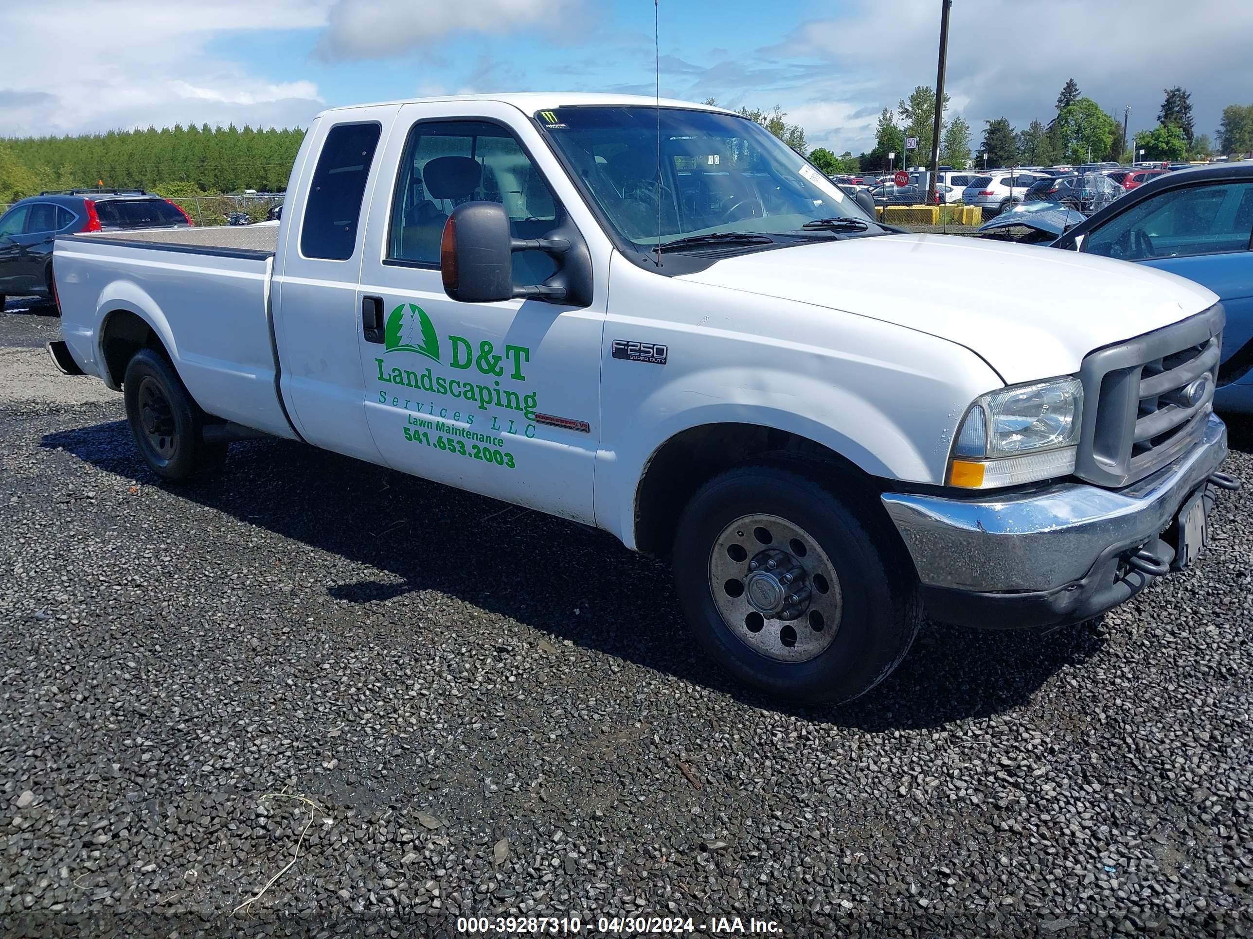 FORD F250 2004 1ftnx20p24ec32361