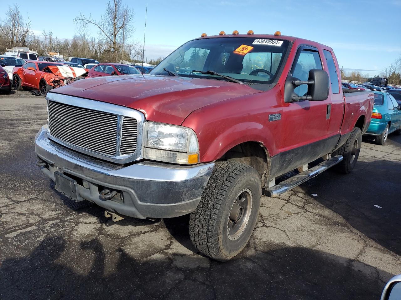 FORD F250 2002 1ftnx21f02ea97321