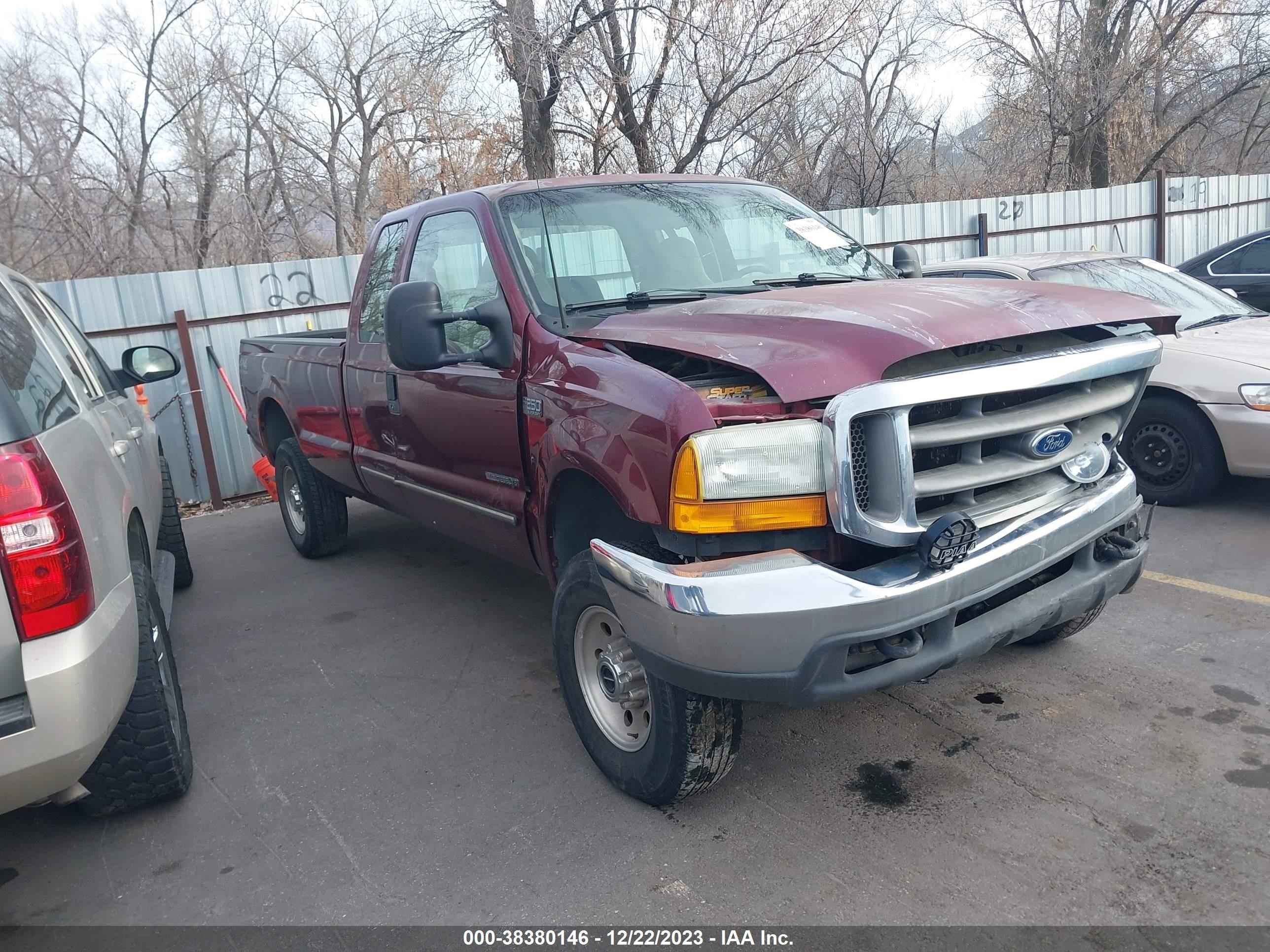 FORD F250 2000 1ftnx21f2yed59347