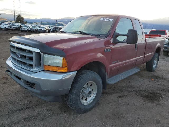 FORD F250 2001 1ftnx21f31ec77620