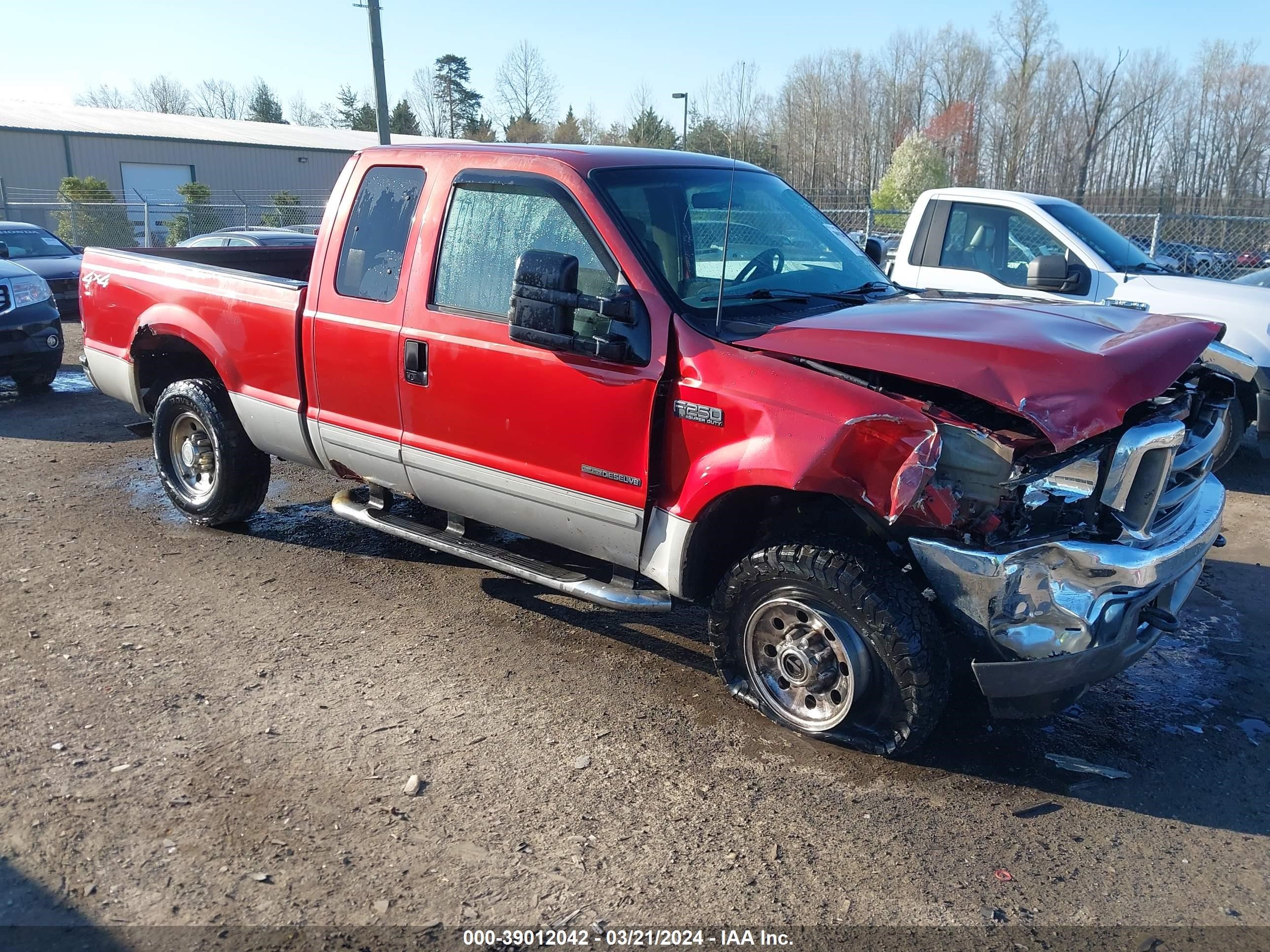 FORD F250 2002 1ftnx21f32eb85022