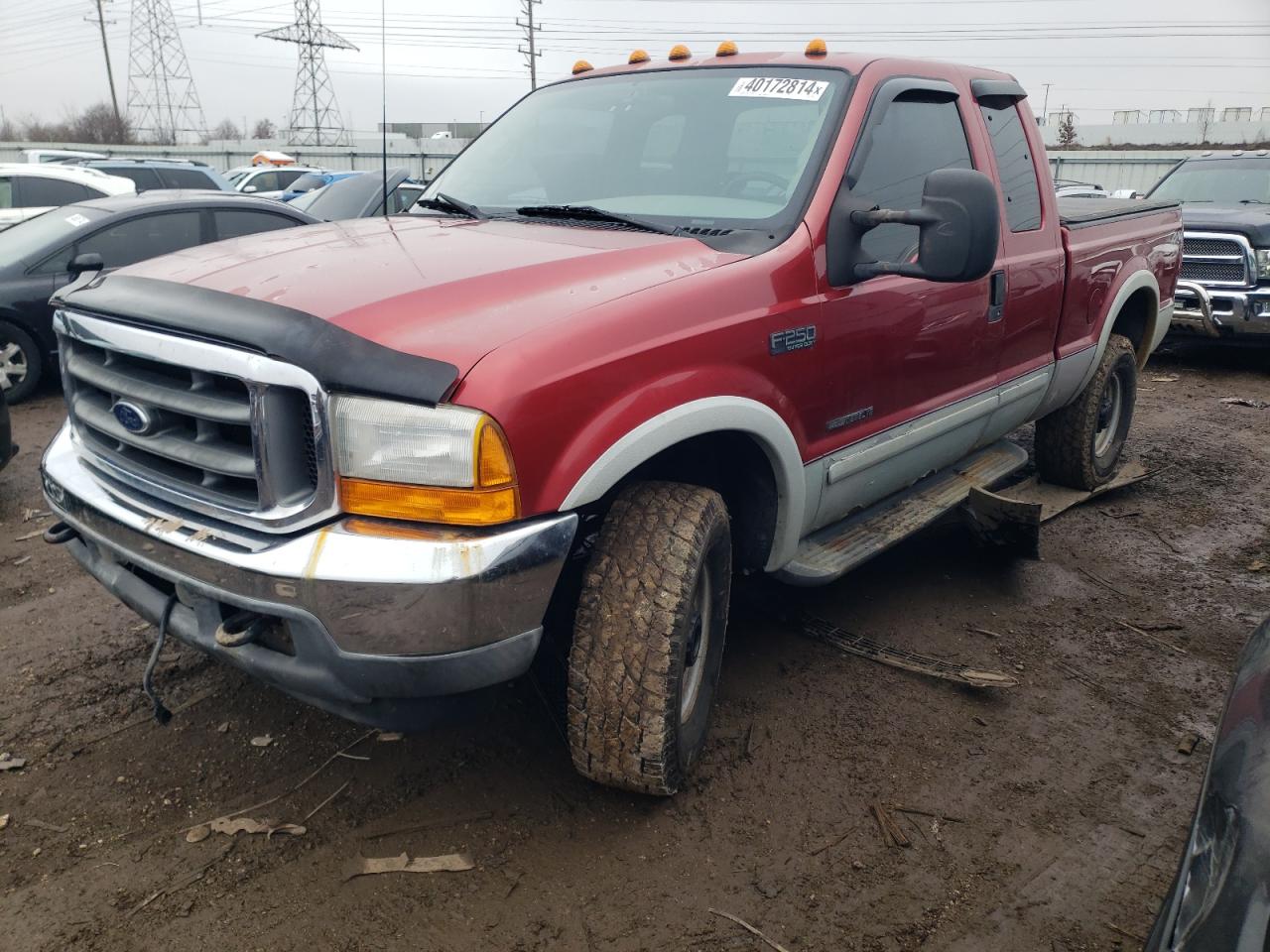 FORD F250 2001 1ftnx21f51ec38009