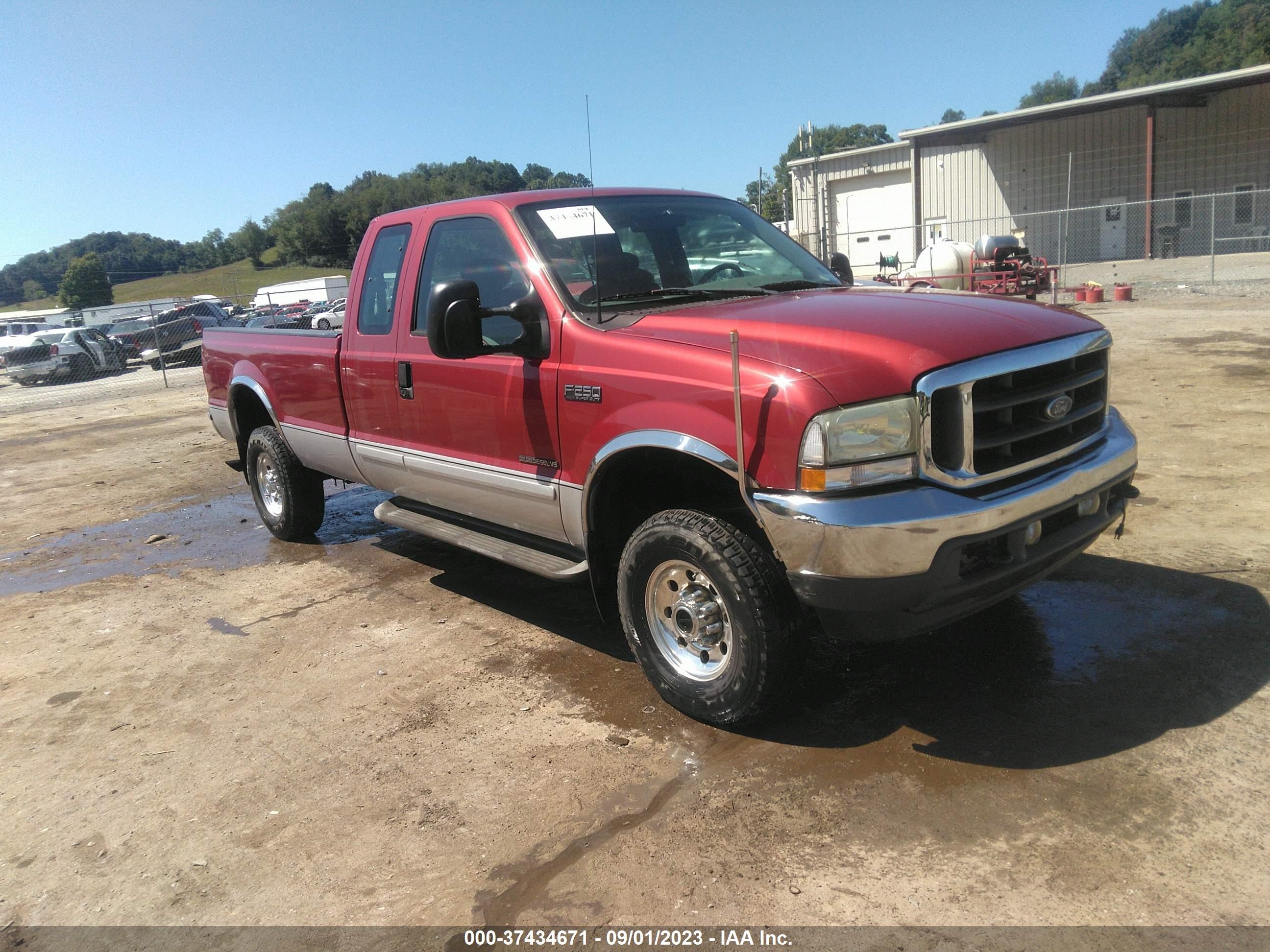 FORD F250 2002 1ftnx21f62ed34992