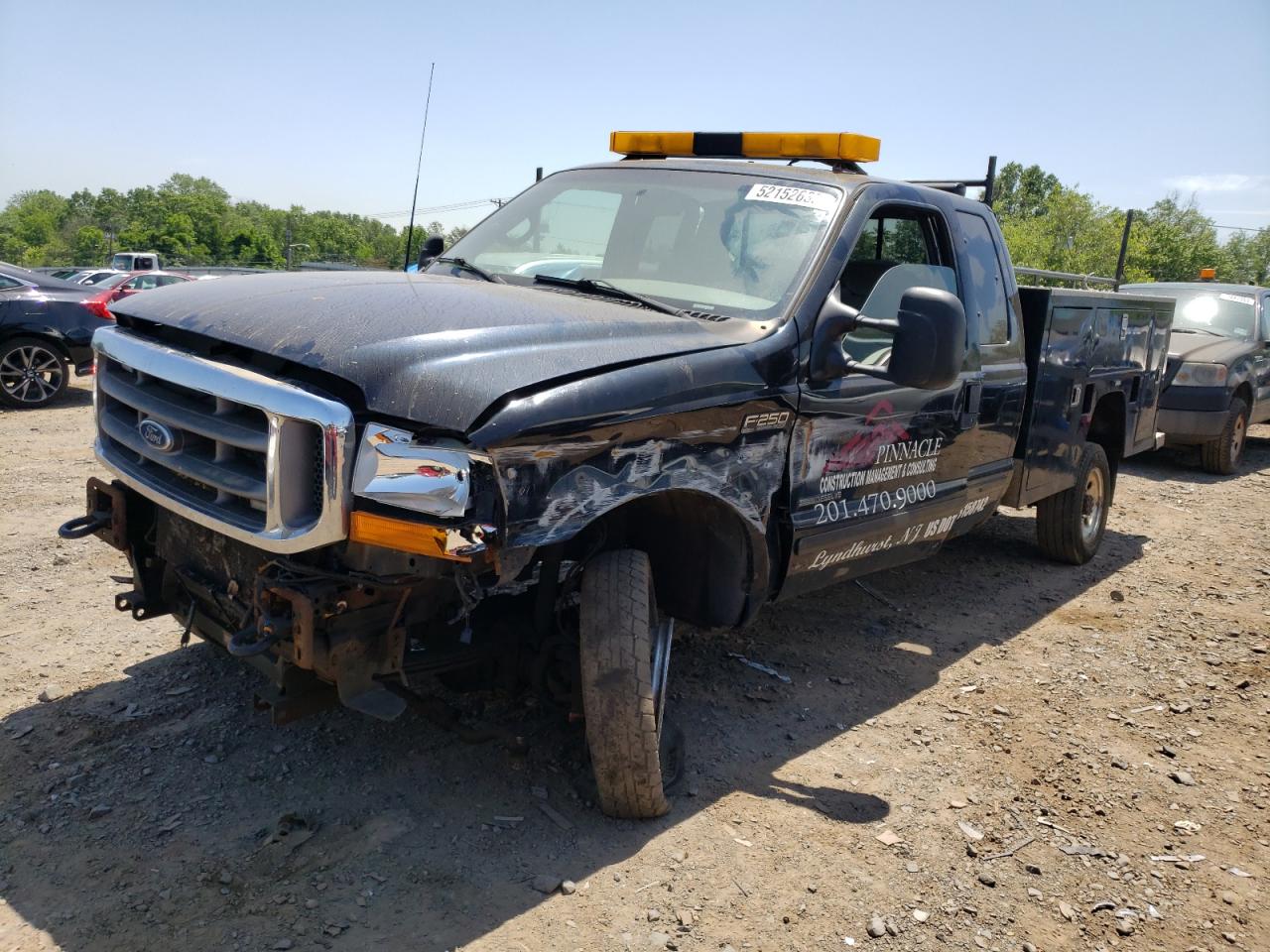 FORD F250 2001 1ftnx21f81ed42123