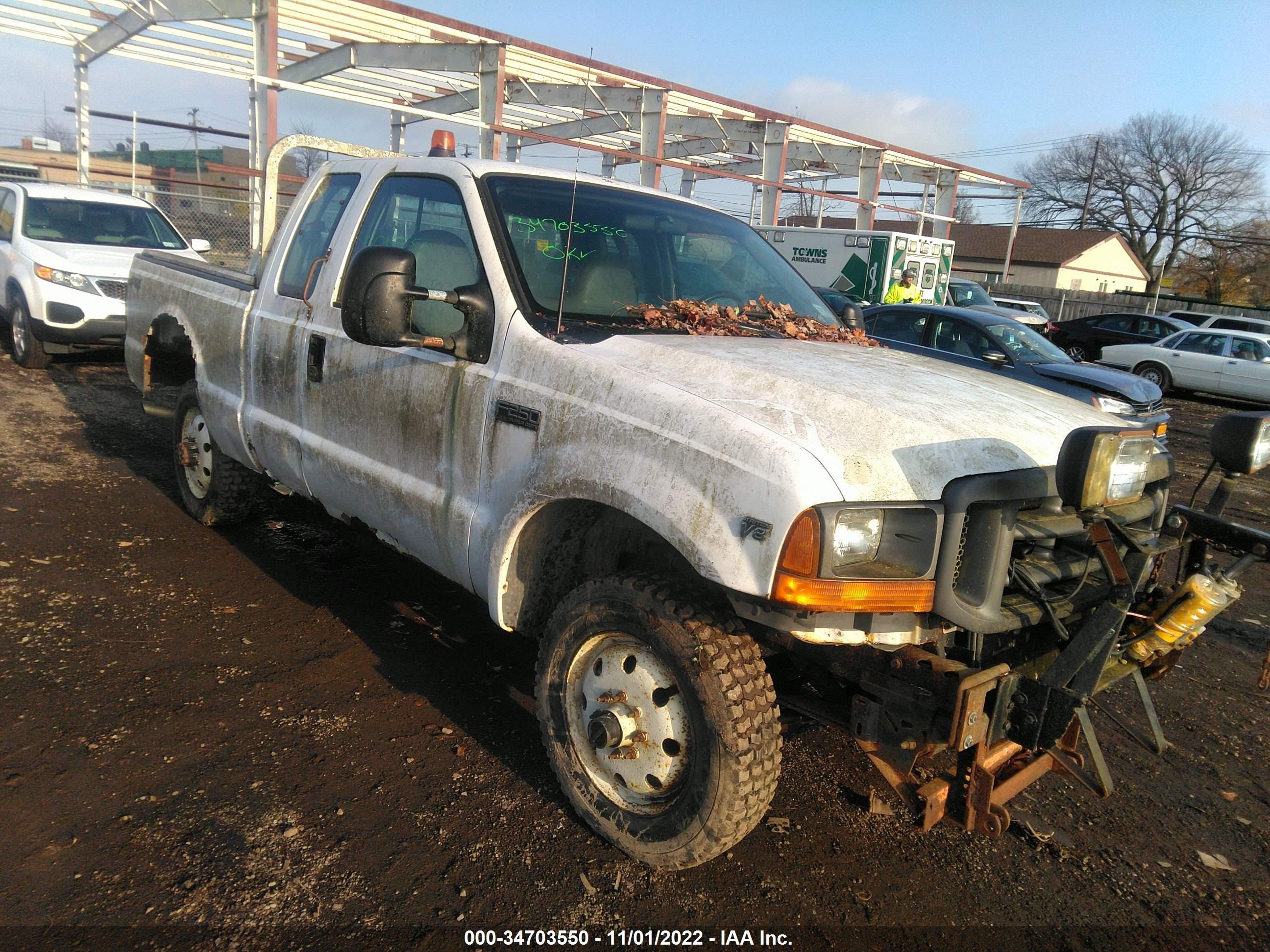 FORD F250 2001 1ftnx21l11ed50053