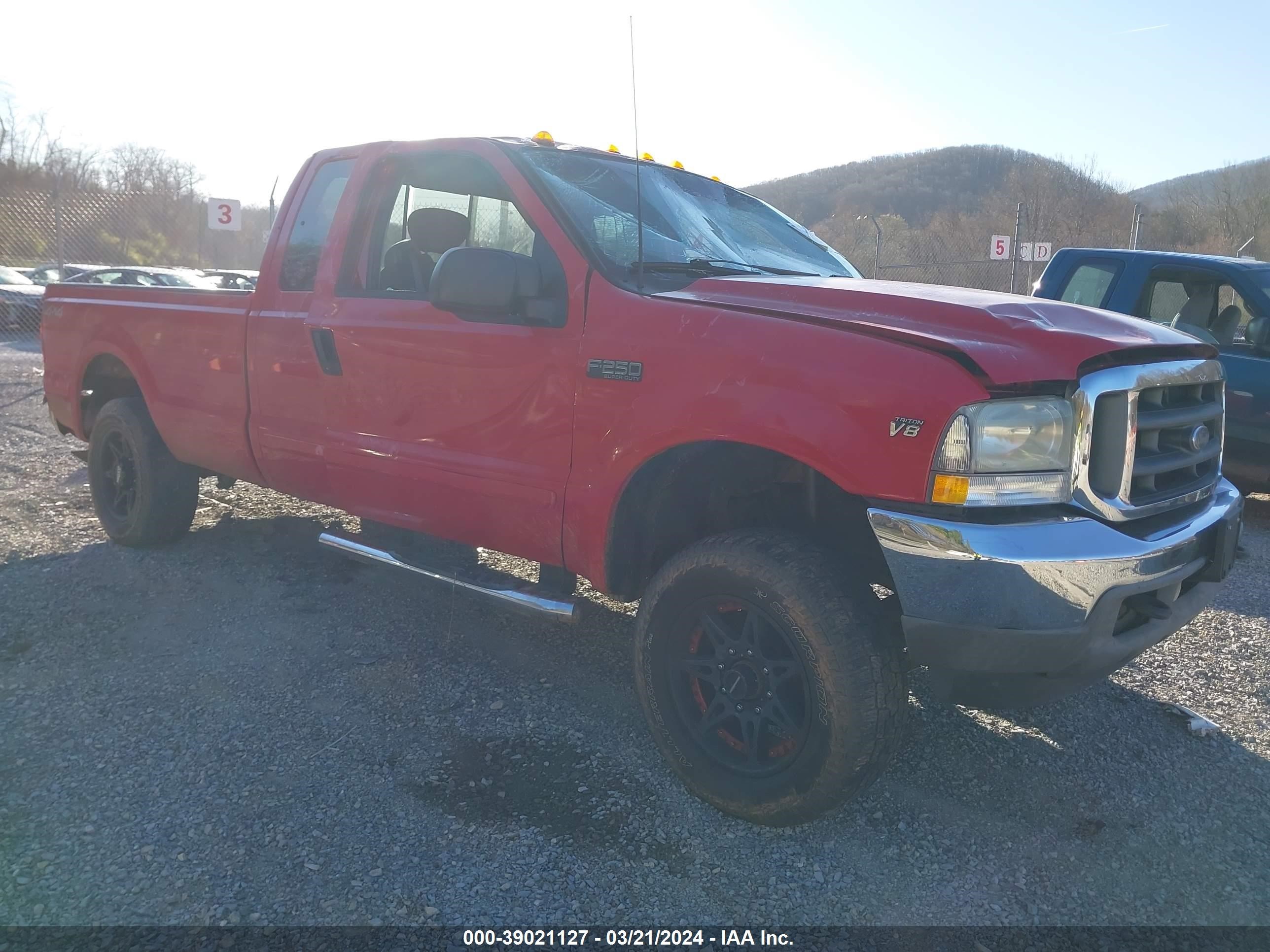 FORD F250 2002 1ftnx21l32ed37712