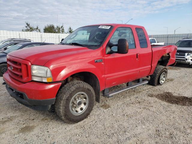 FORD F250 SUPER 2004 1ftnx21l44ec67186