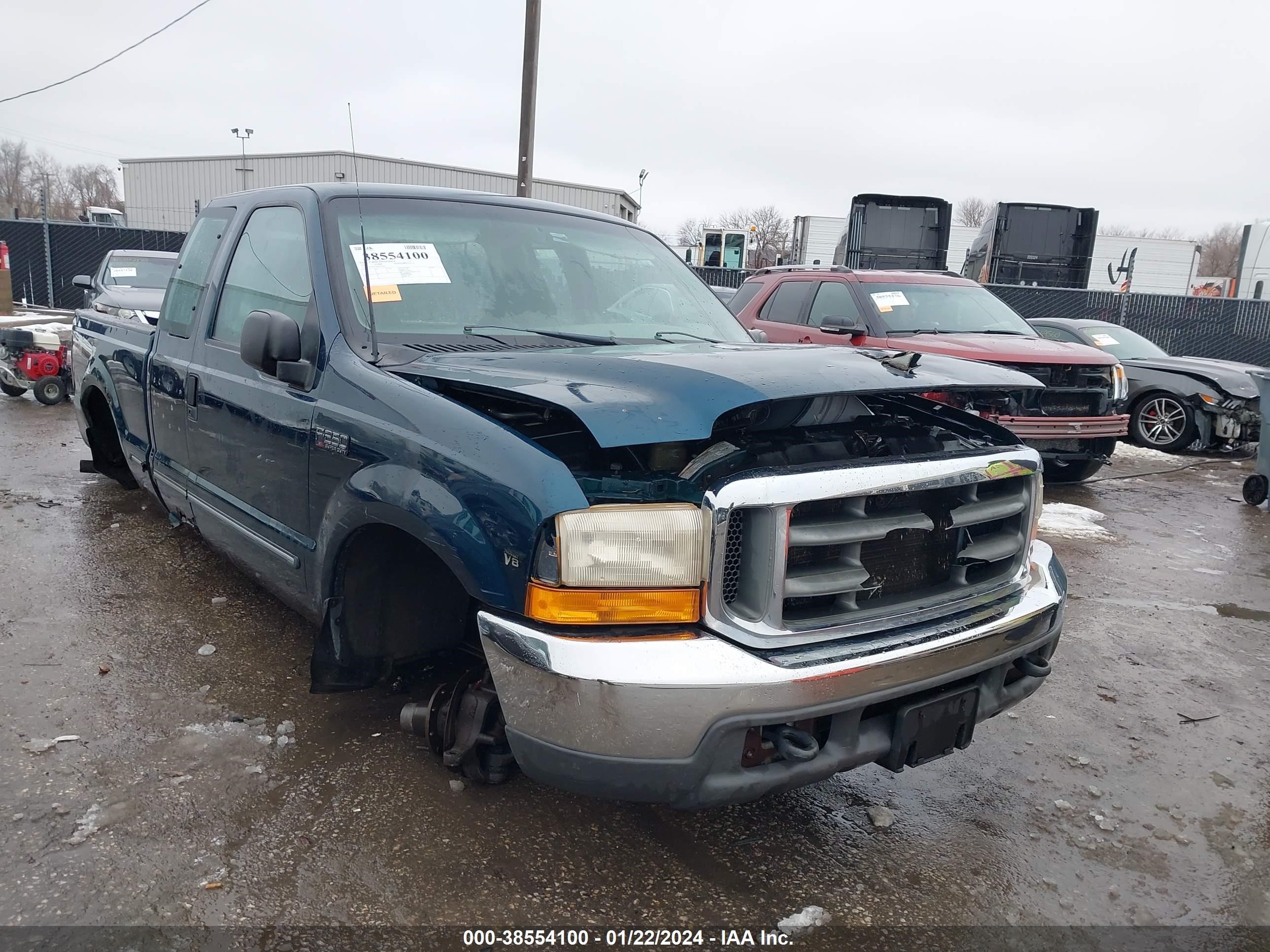 FORD F250 1999 1ftnx21l4xeb77654