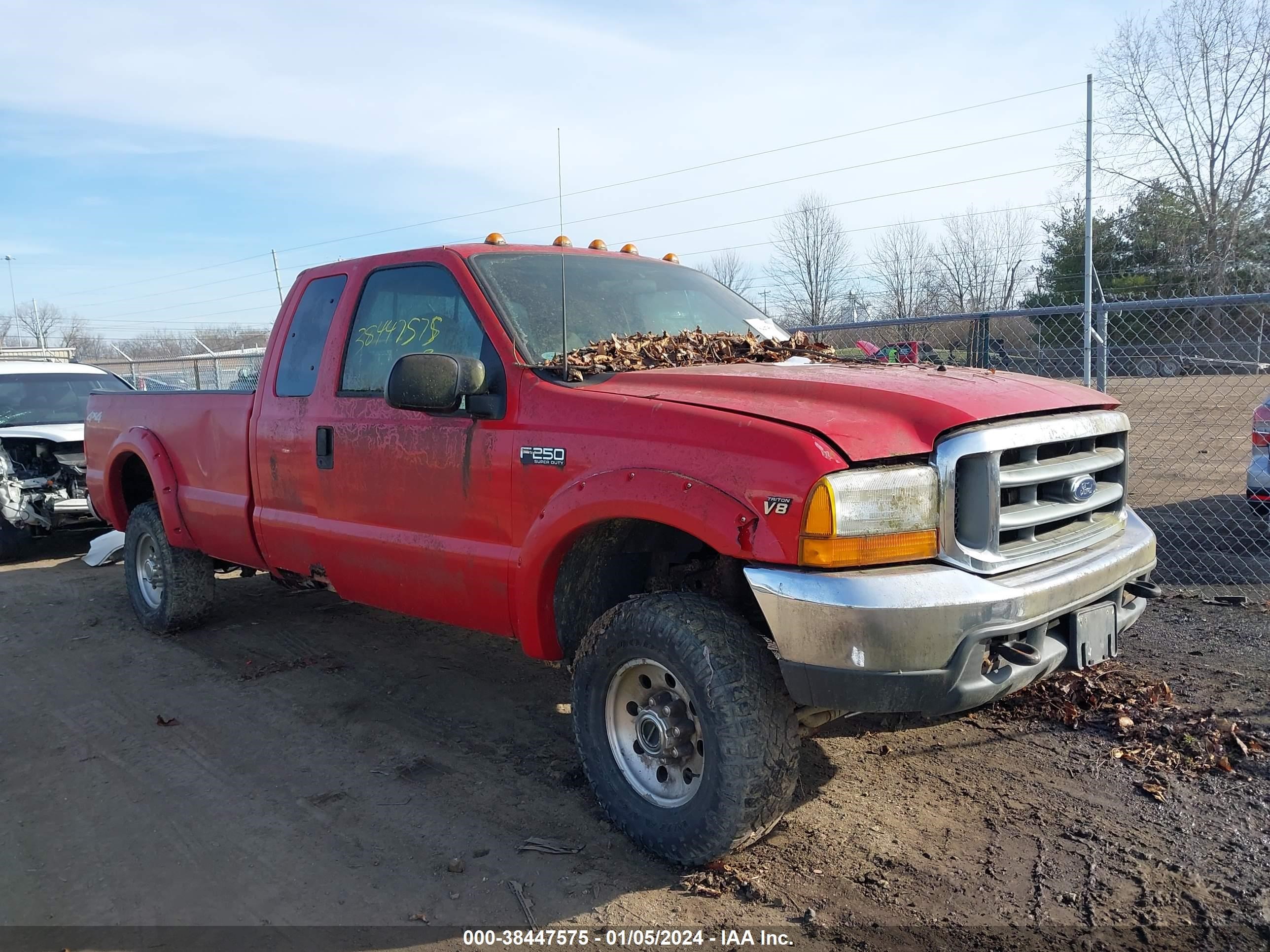 FORD F250 2000 1ftnx21l4yeb98411