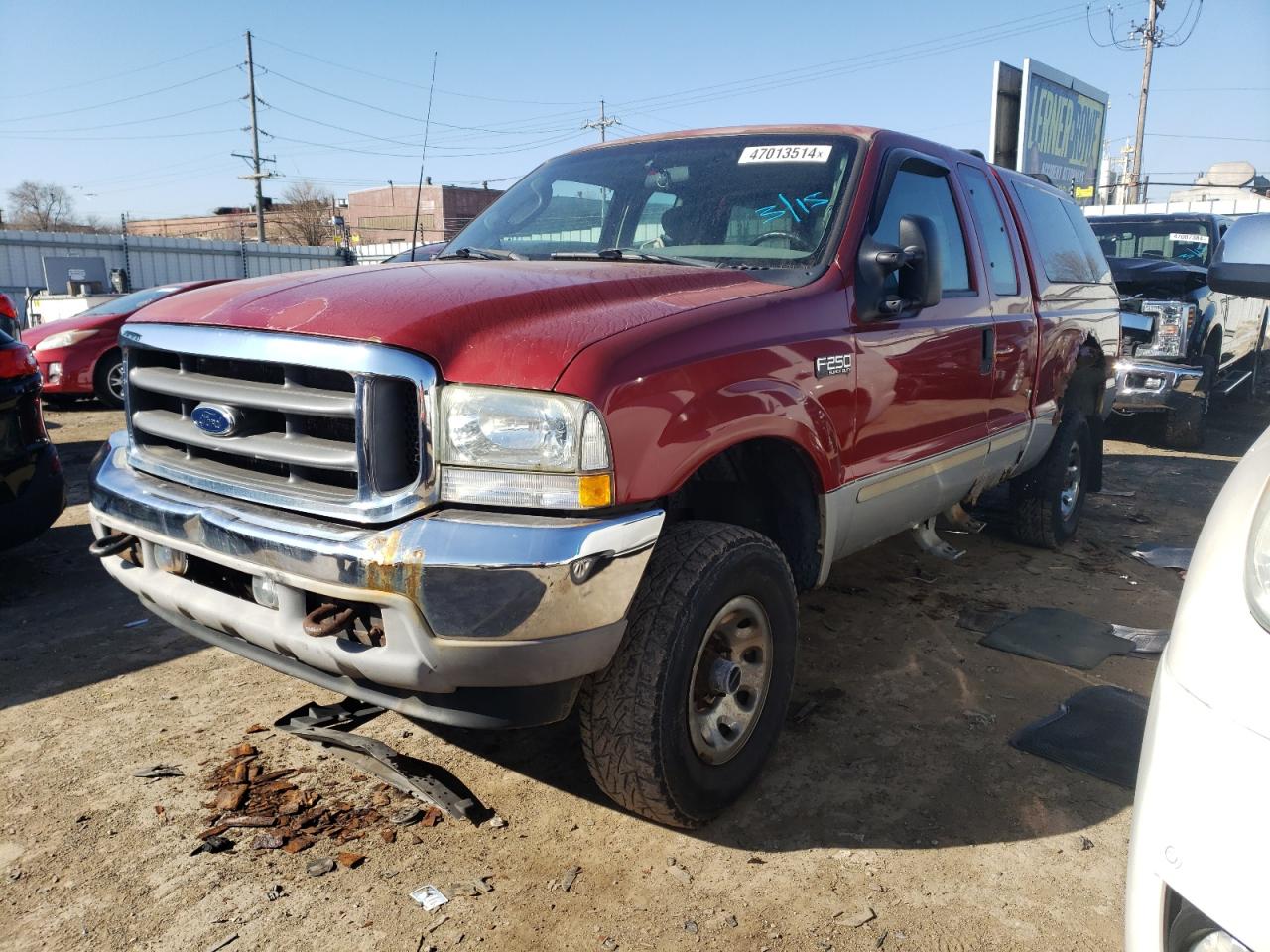 FORD F250 2003 1ftnx21l63ed70138