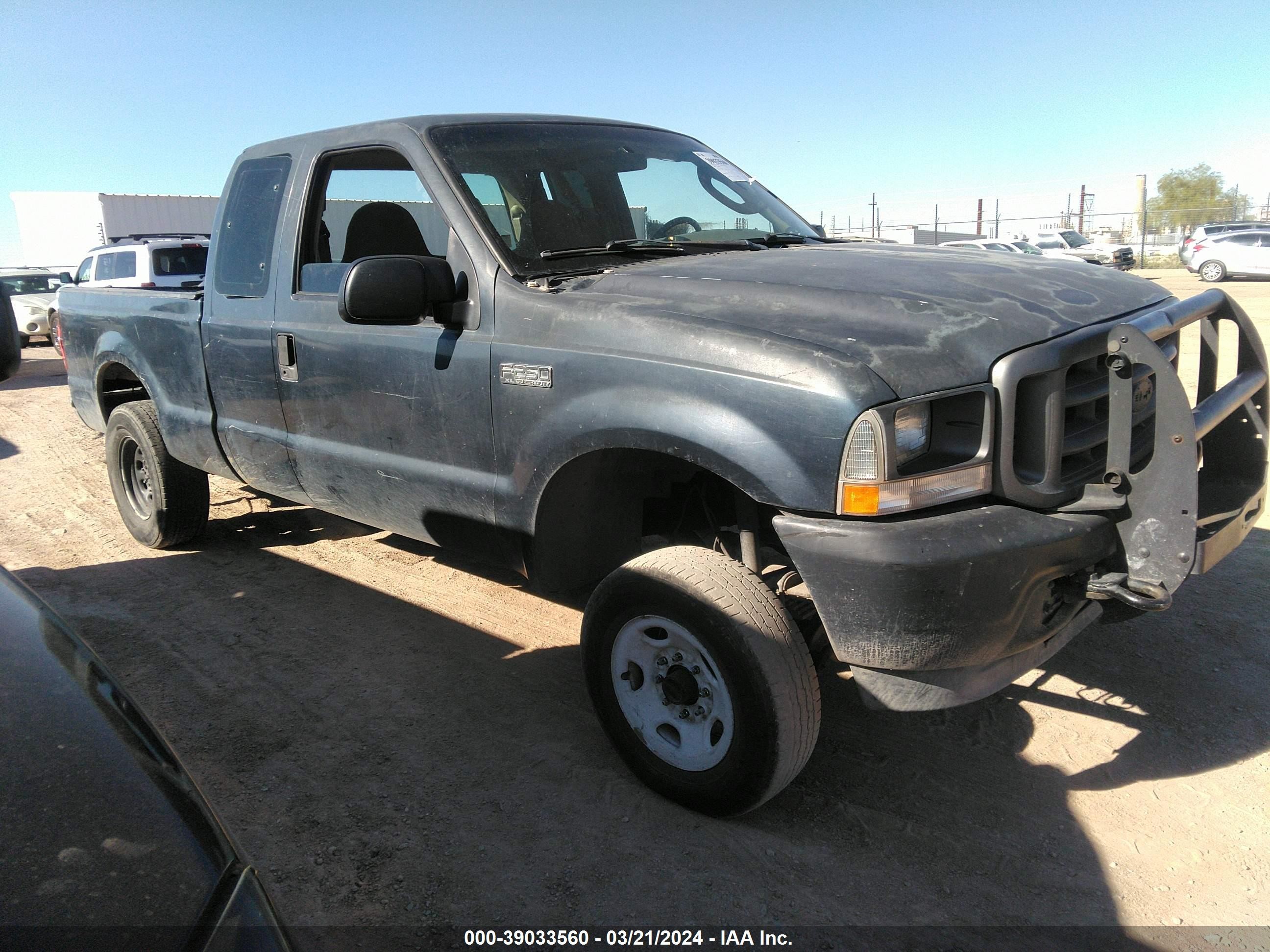 FORD F250 2004 1ftnx21l64ec64998