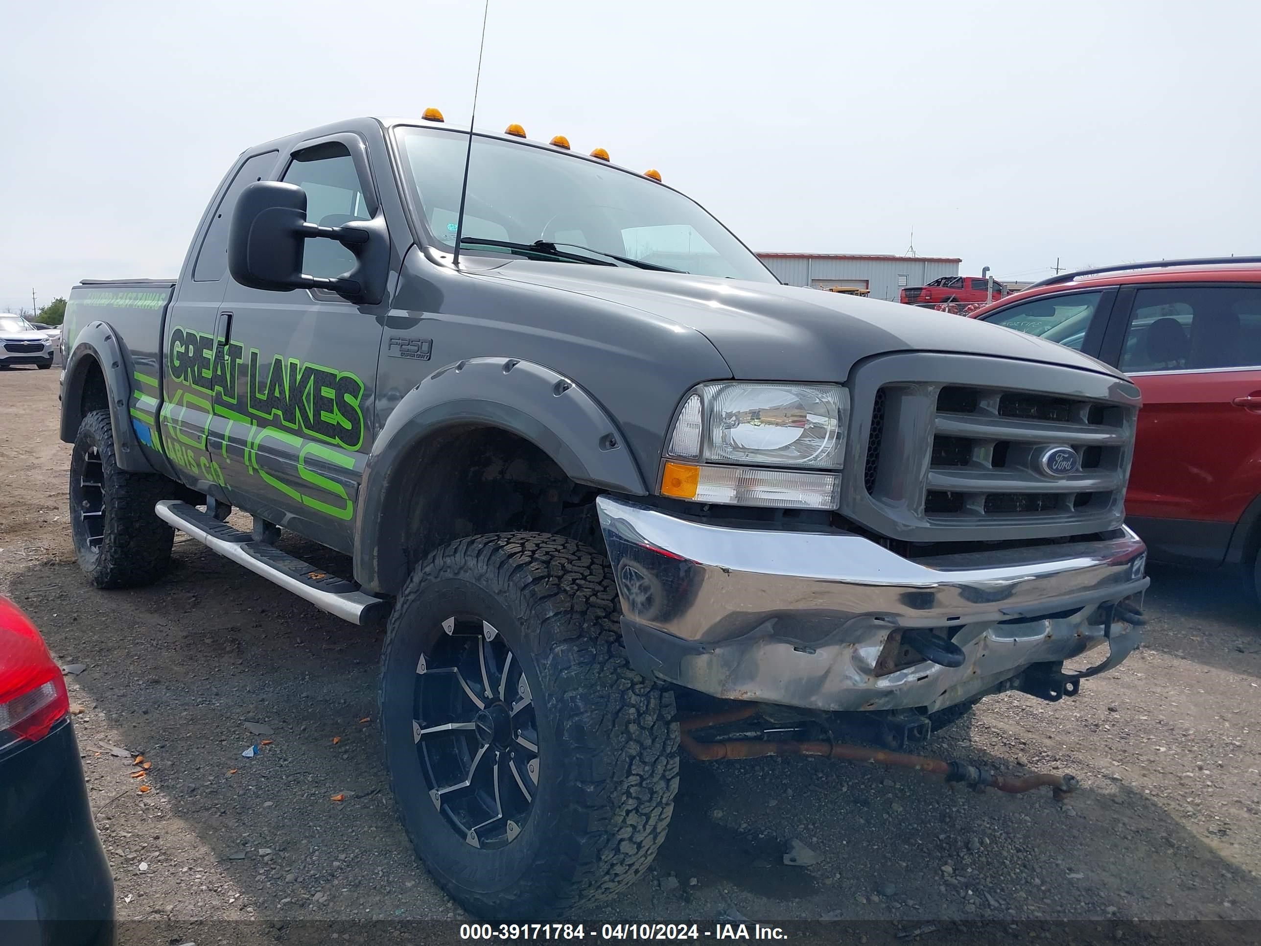 FORD F250 2002 1ftnx21l82ea30438