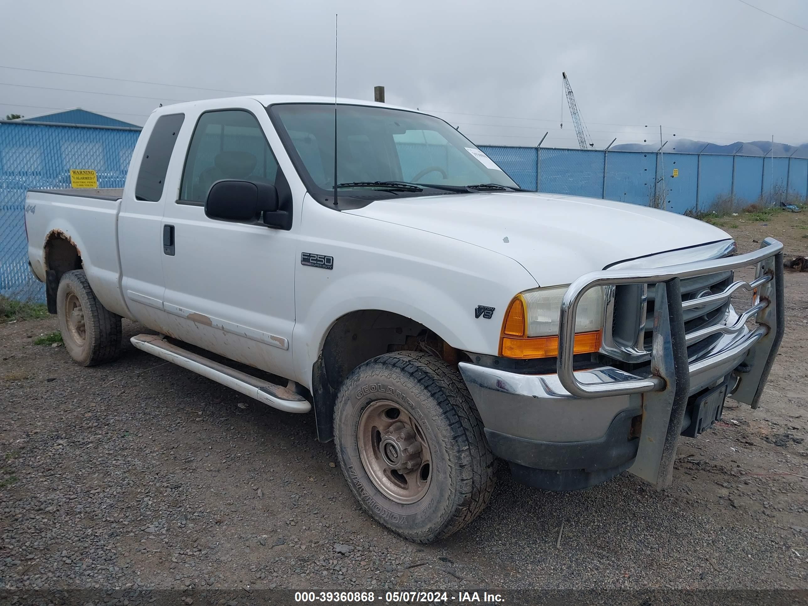 FORD F250 2001 1ftnx21l91ec67339