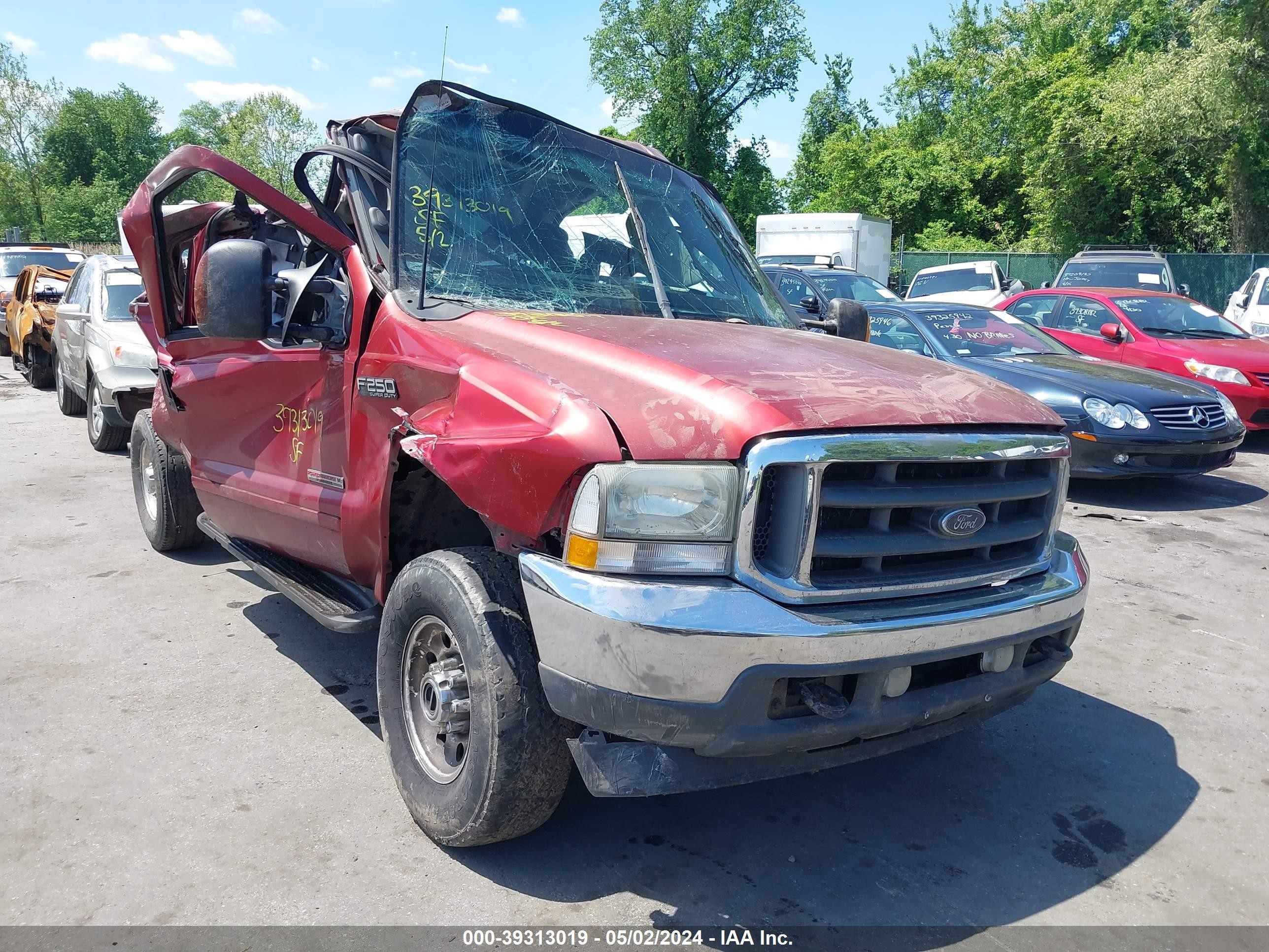 FORD F250 2003 1ftnx21p03eb85540