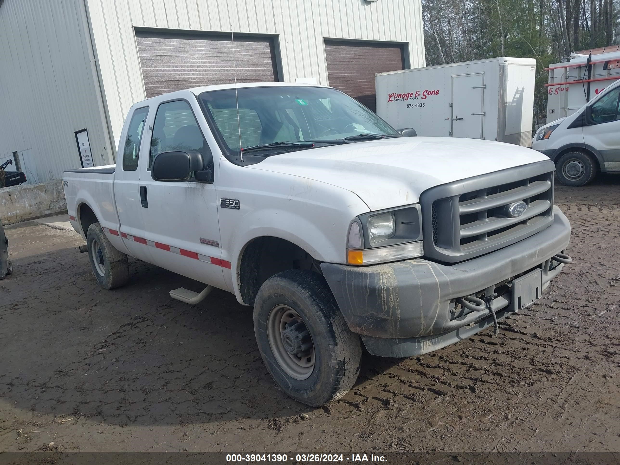 FORD F250 2004 1ftnx21p34eb12325