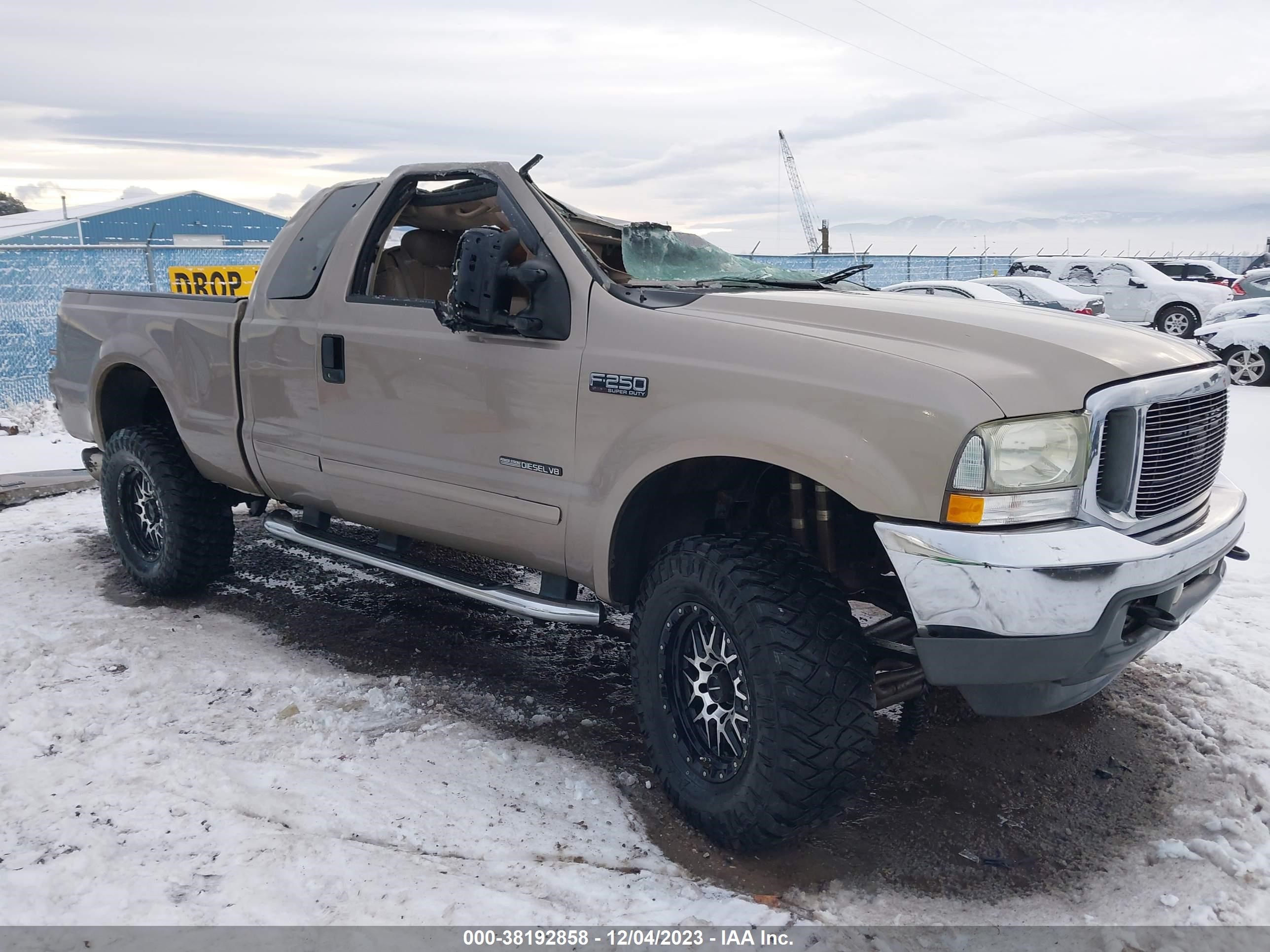 FORD F250 2003 1ftnx21p43eb49124