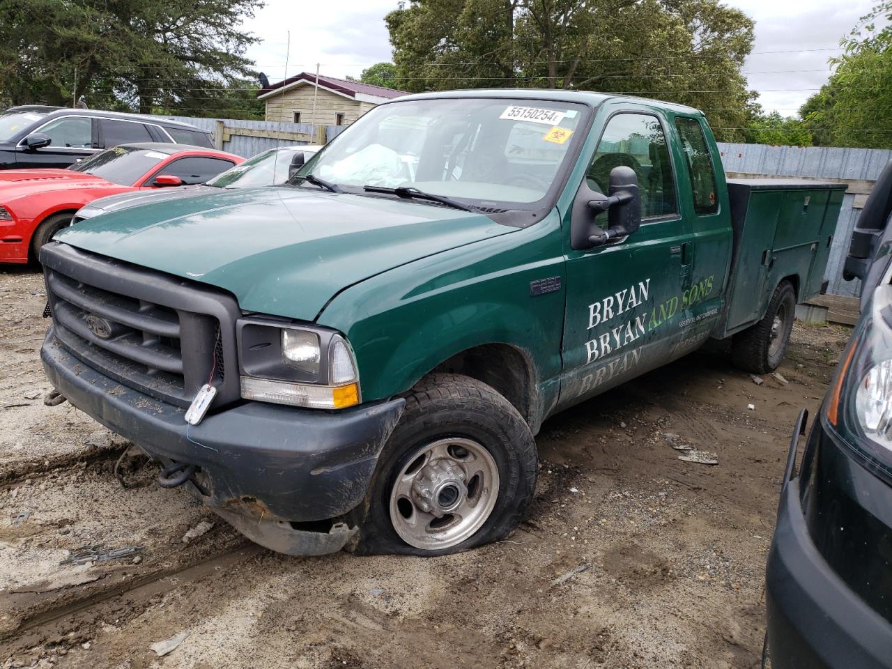 FORD F250 2004 1ftnx21p74ed72081