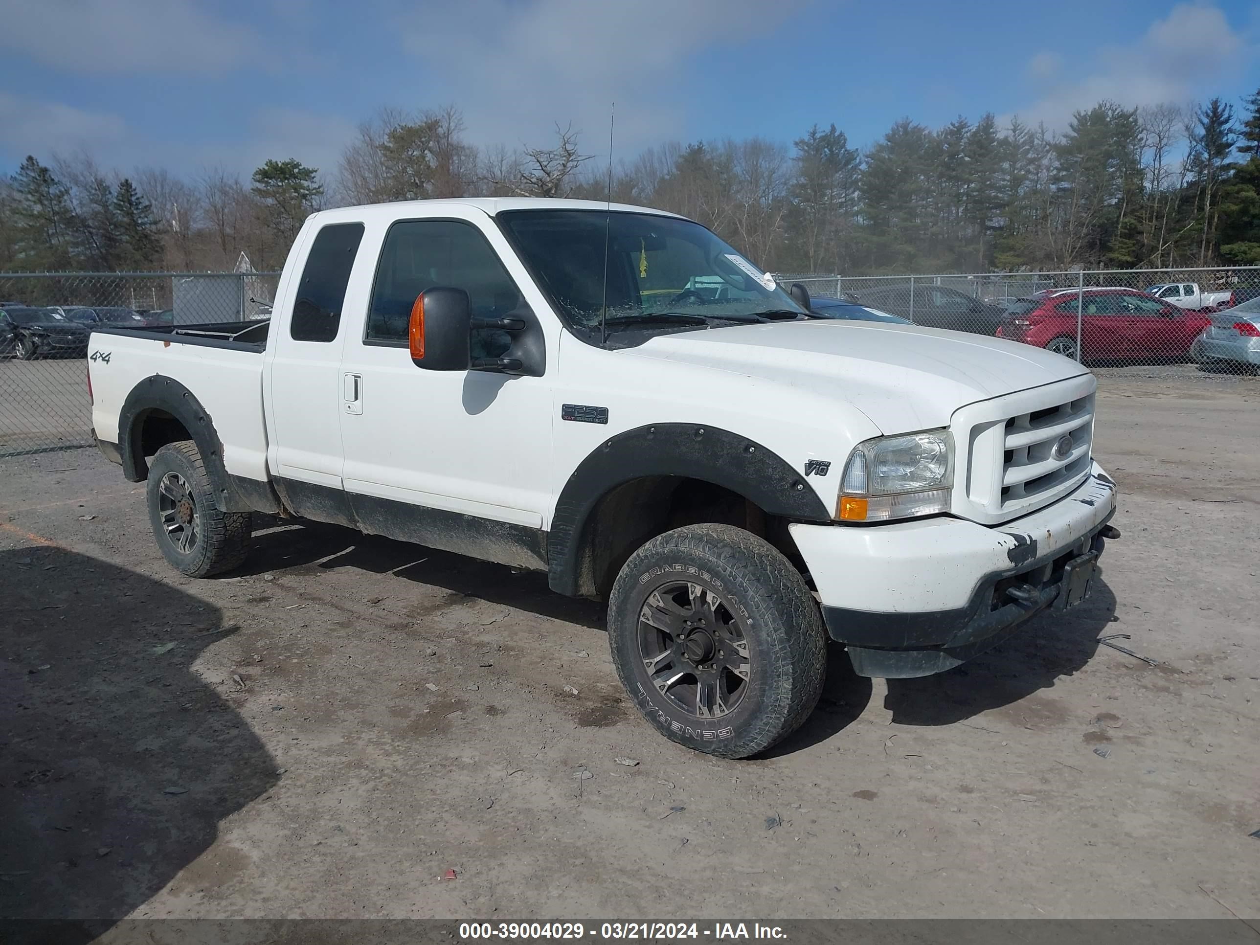 FORD F250 2003 1ftnx21s33eb89361